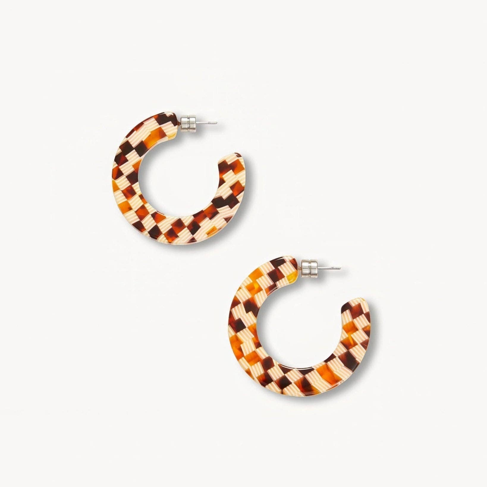 Kate Hoops in Tortoise Checker