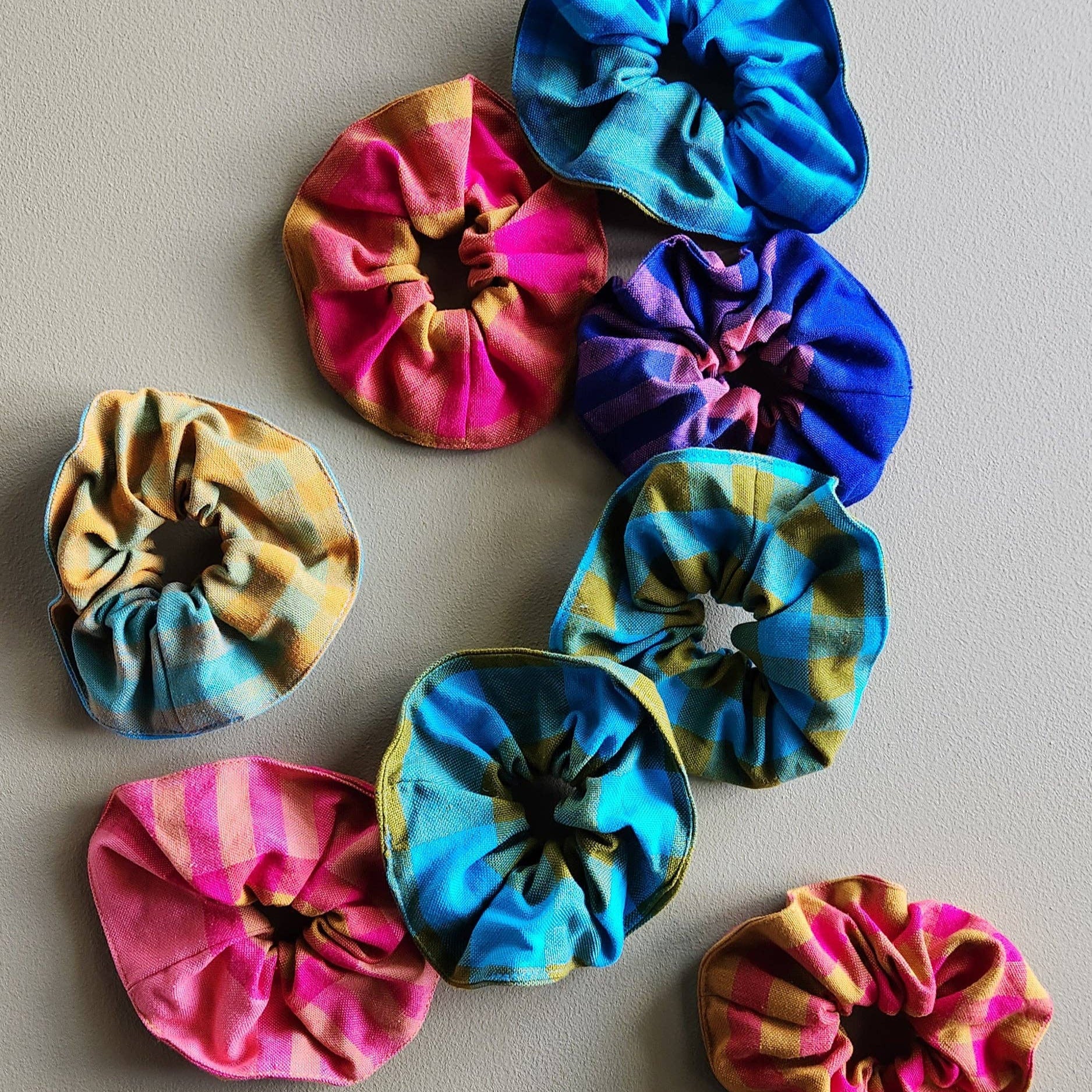 Cotton Scrunchie - Coral