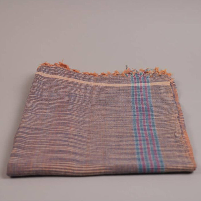 Tea Towel, "Space Dye" Violet Khadi