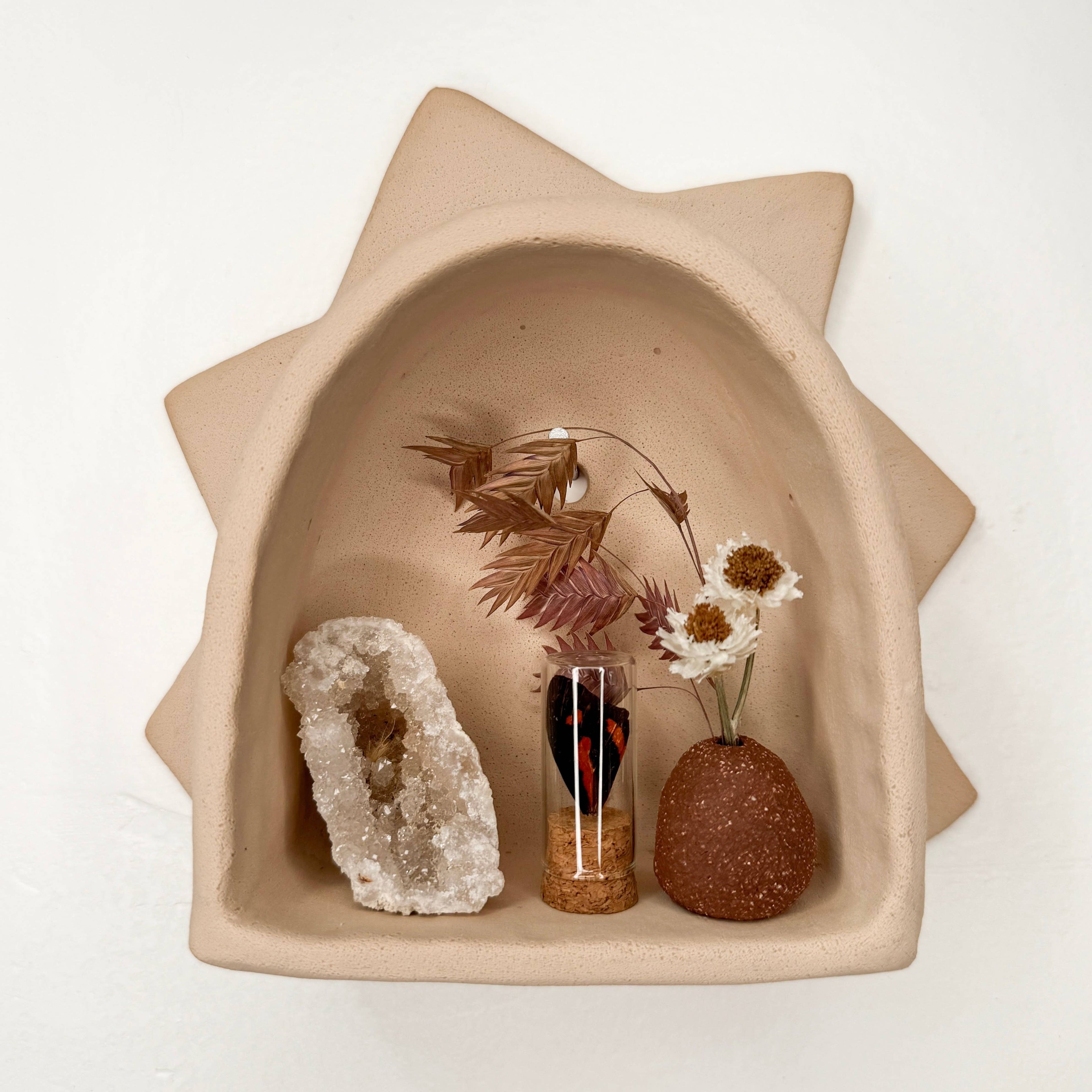 Cement Sun Arch - Sand