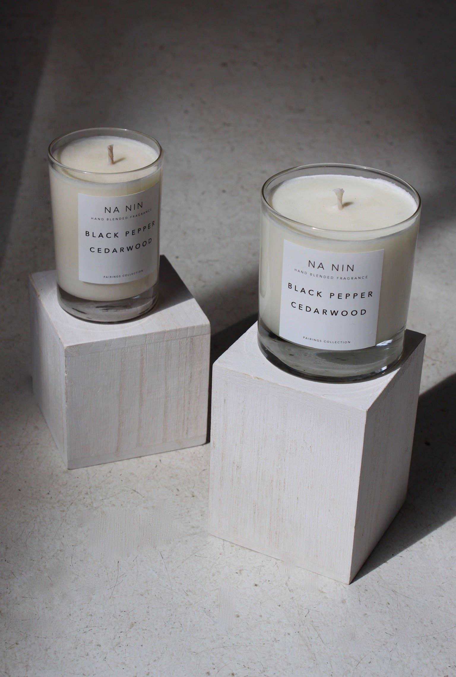 Black Pepper & Cedarwood Candle / Available in Multiple Sizes