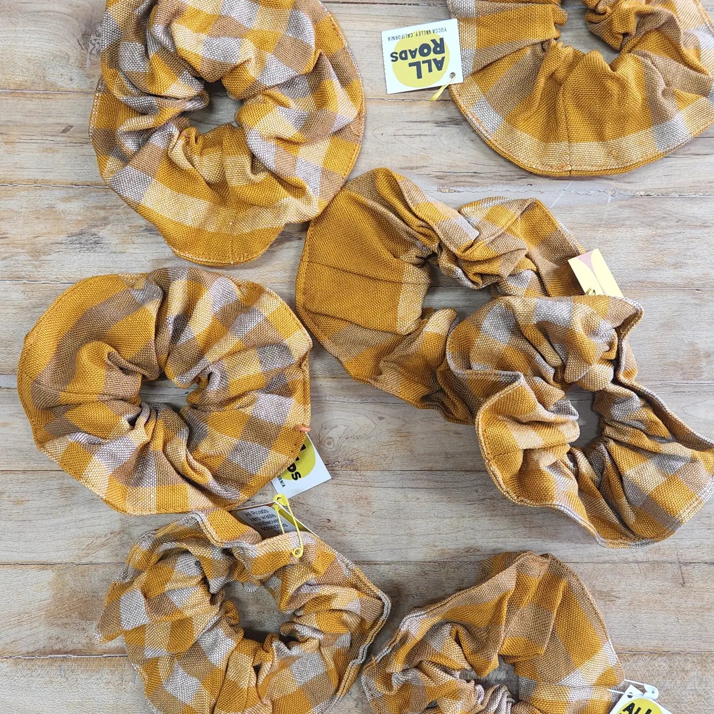 All Roads Cotton Scrunchies
