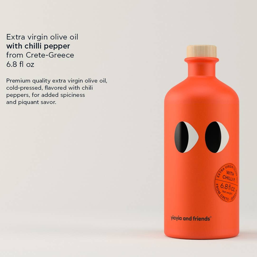 Yiayia and Friends Extra Virgin Olive Oil w/ Chili Pepper