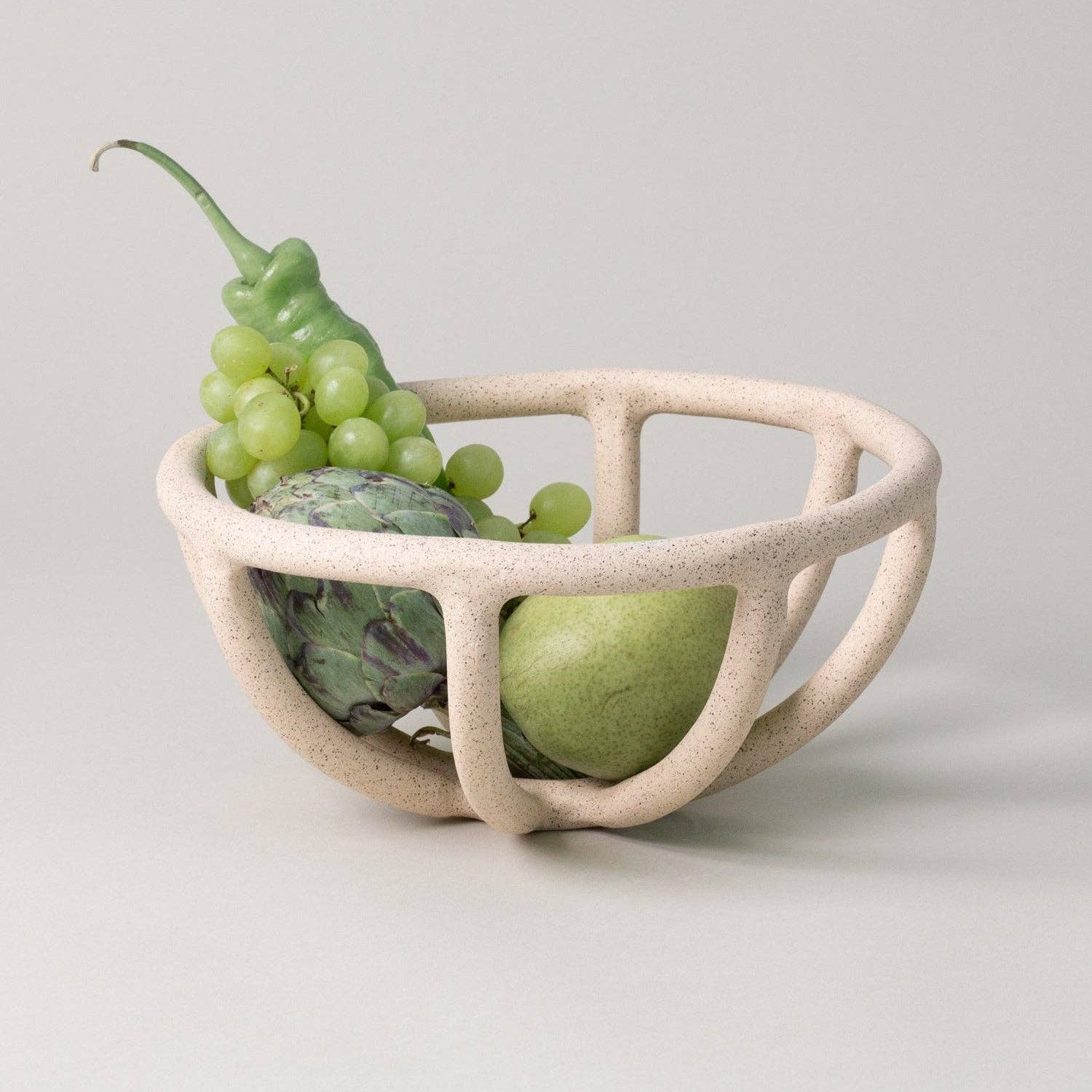 Prong Fruit Bowl, Sand