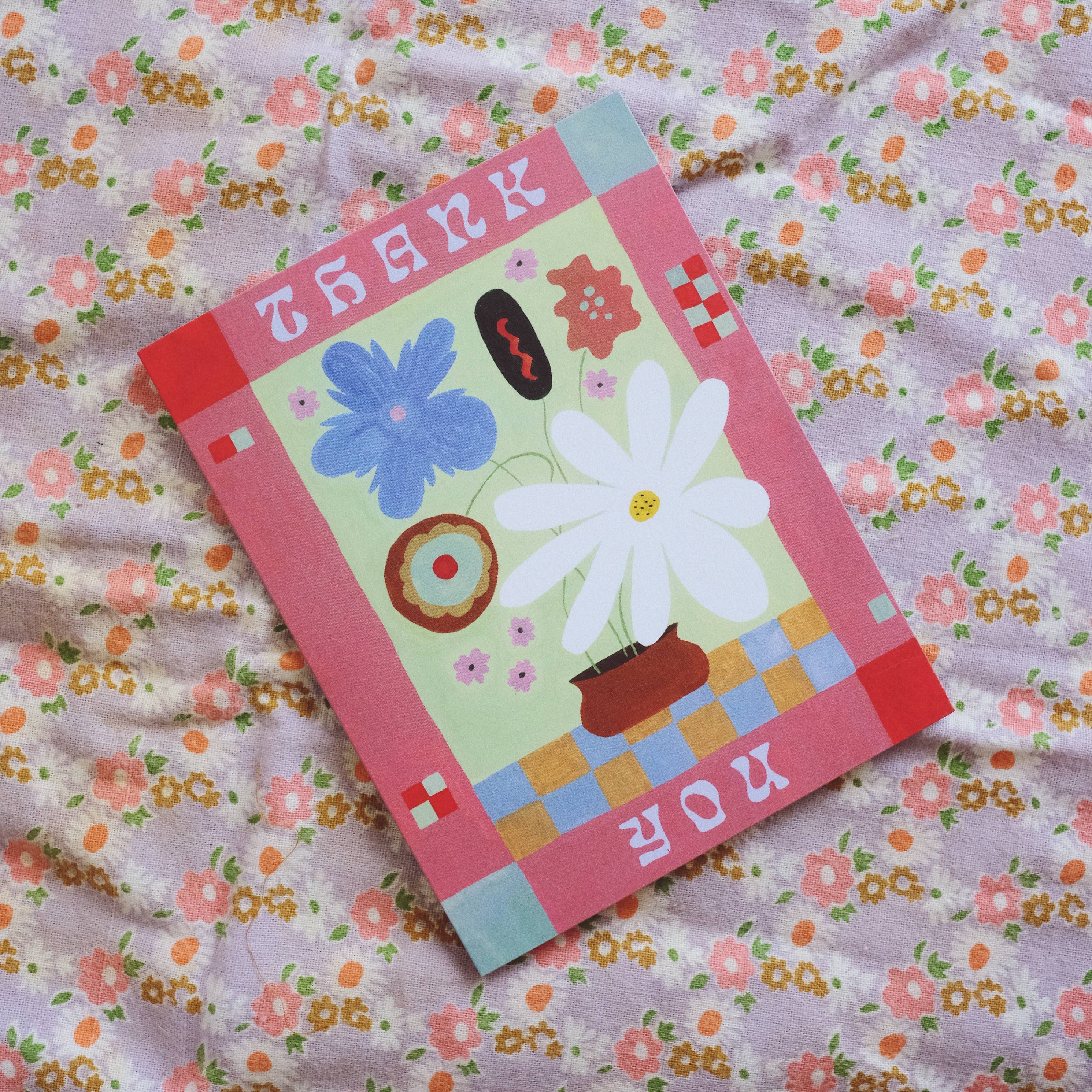 Thank You Blooms Card Set of 8