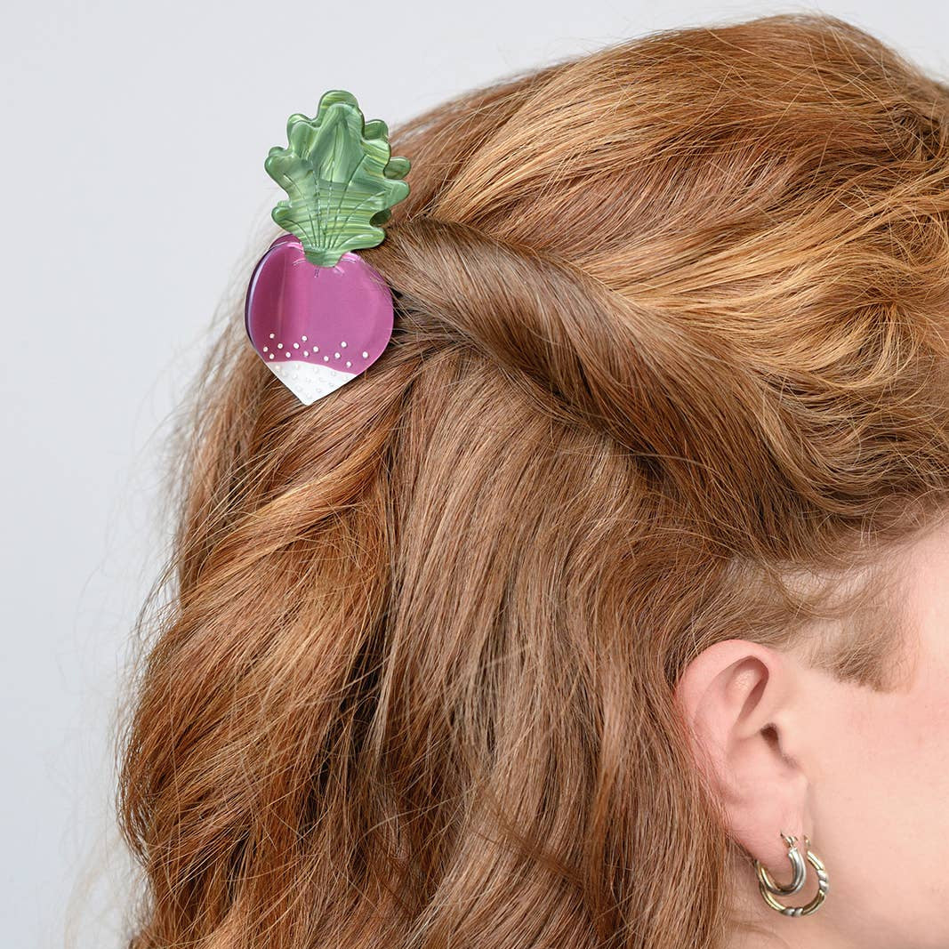 French Radish Small Hair Claw