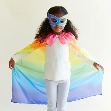 Silk Rainbow Cape