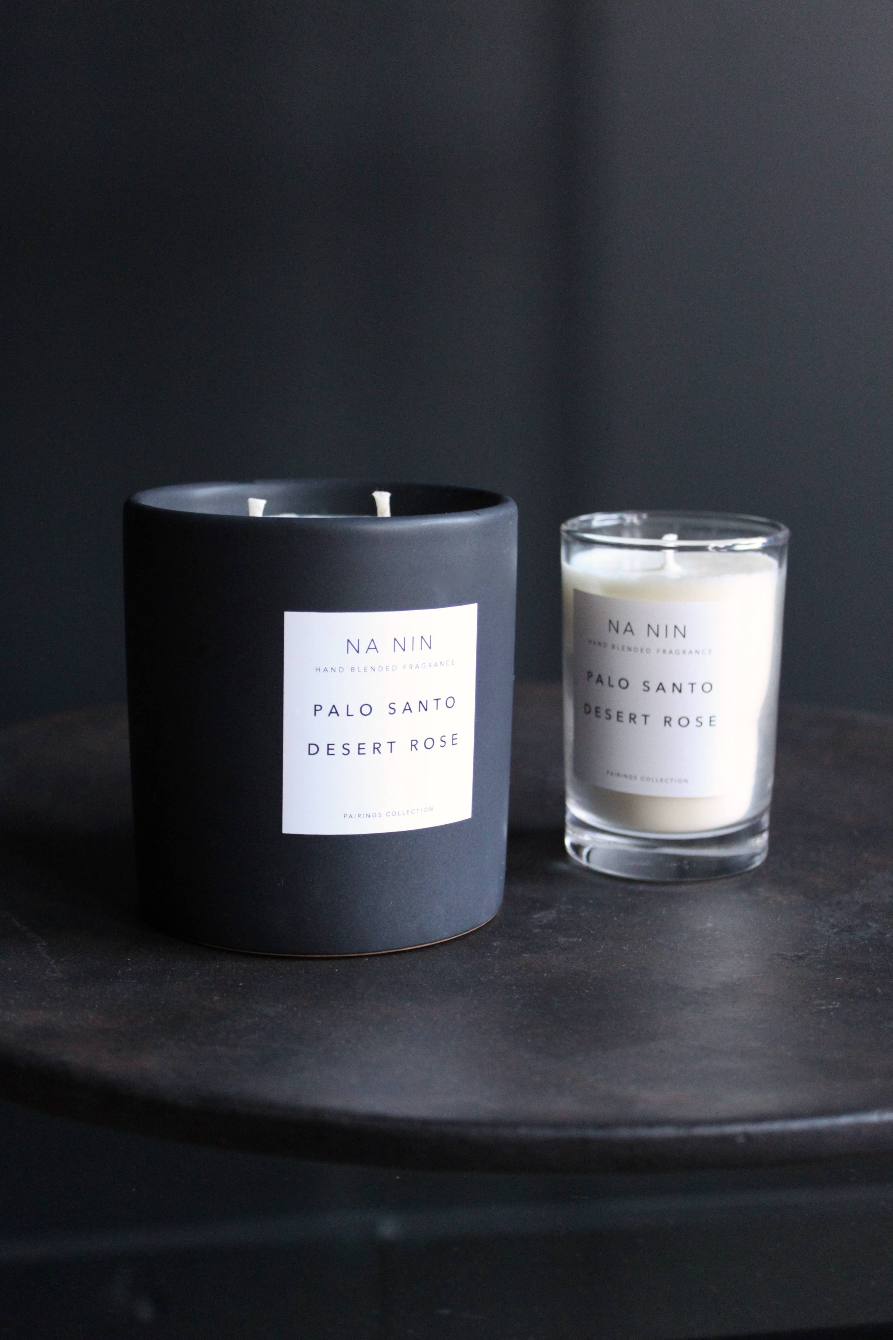 Palo Santo & Desert Rose Candle / Available in Multiple Sizes