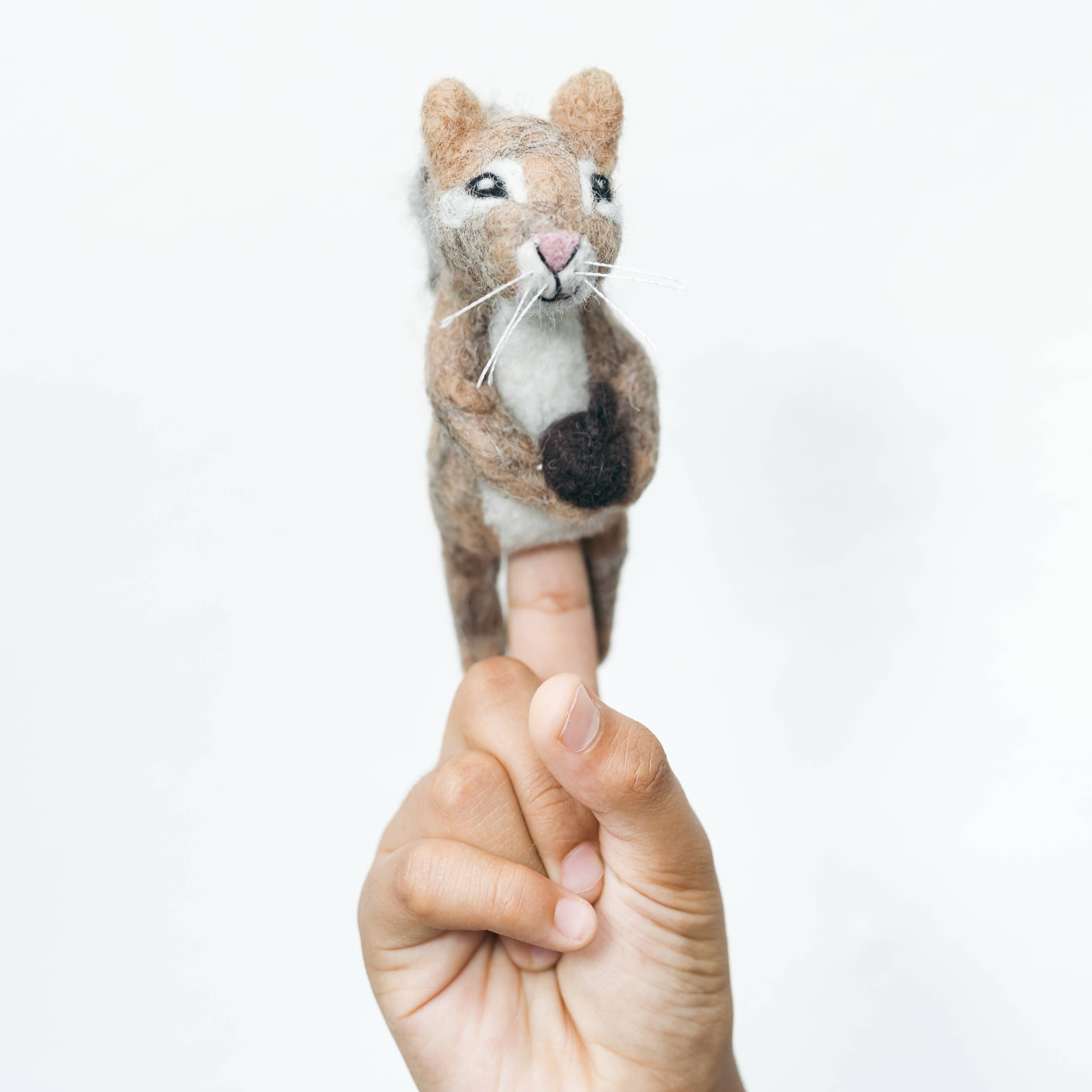Chipmunk Finger Puppet