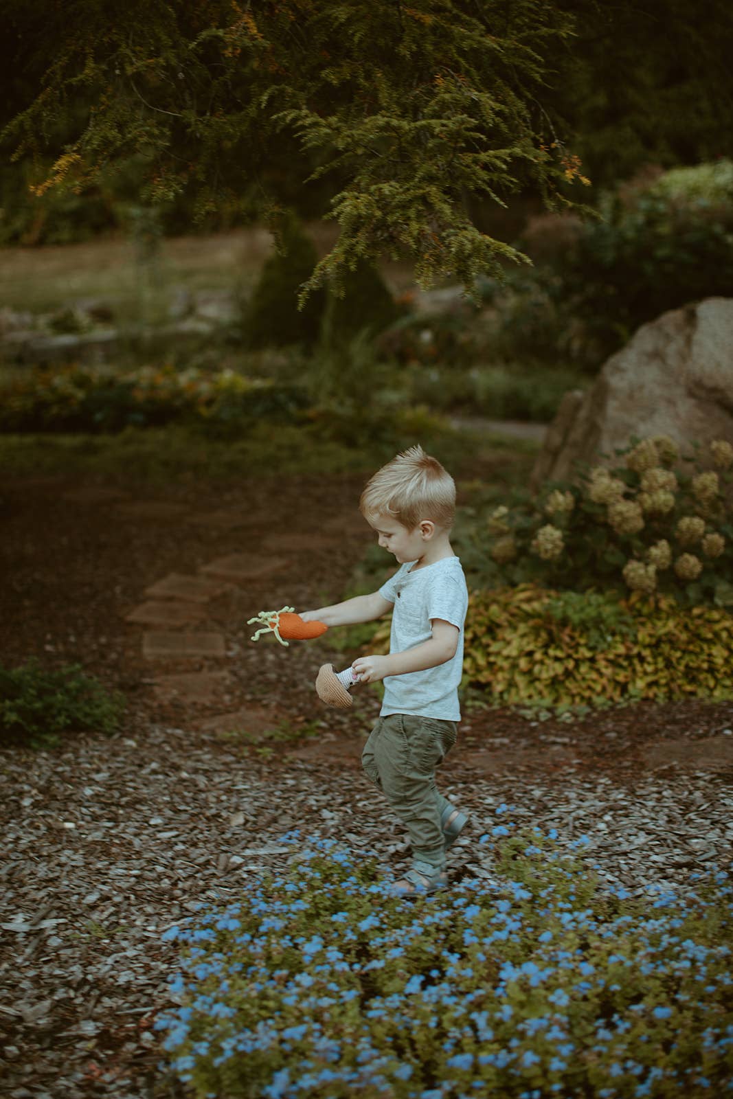Handmade Carrot Baby Rattle