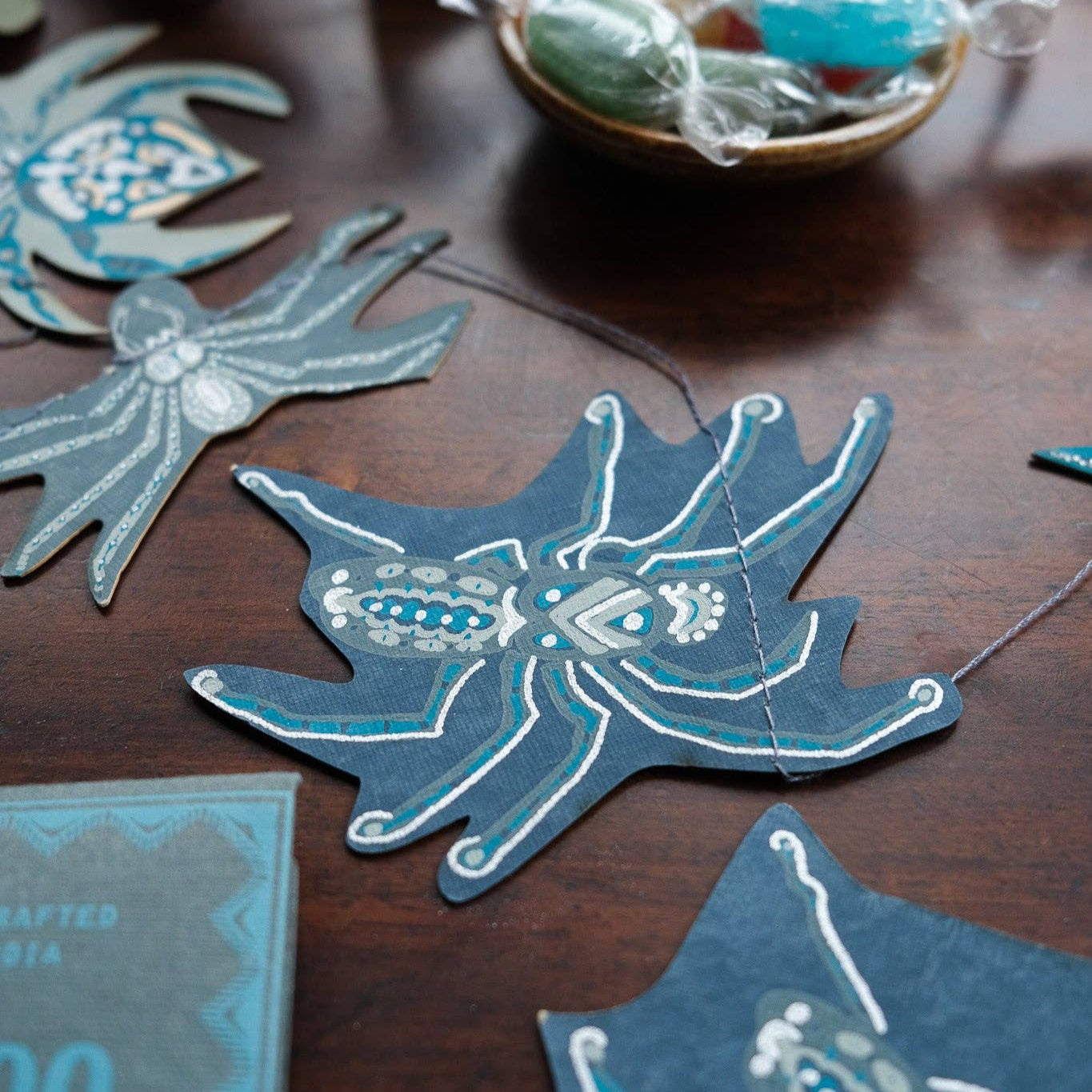 Creeping Spider Sewn Garland