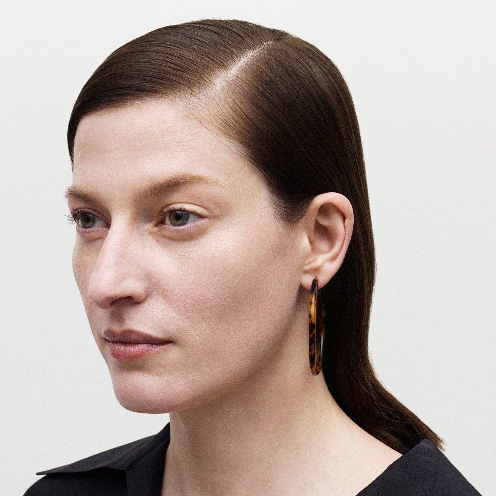 Large Hoops in Orchid