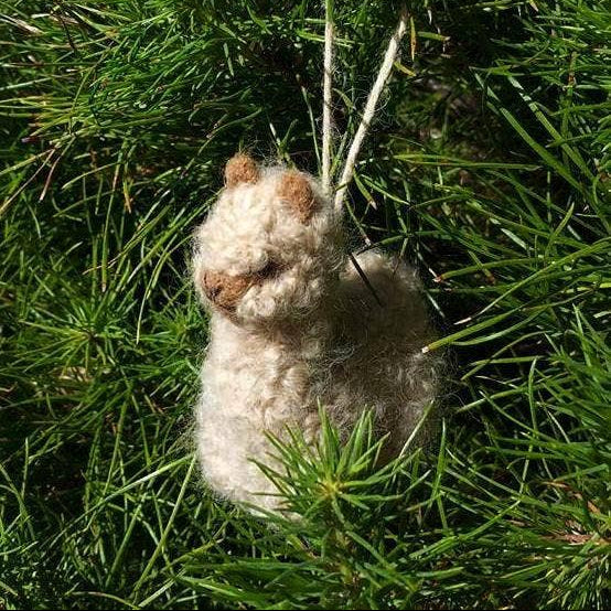 Baby Alpaca Ornaments