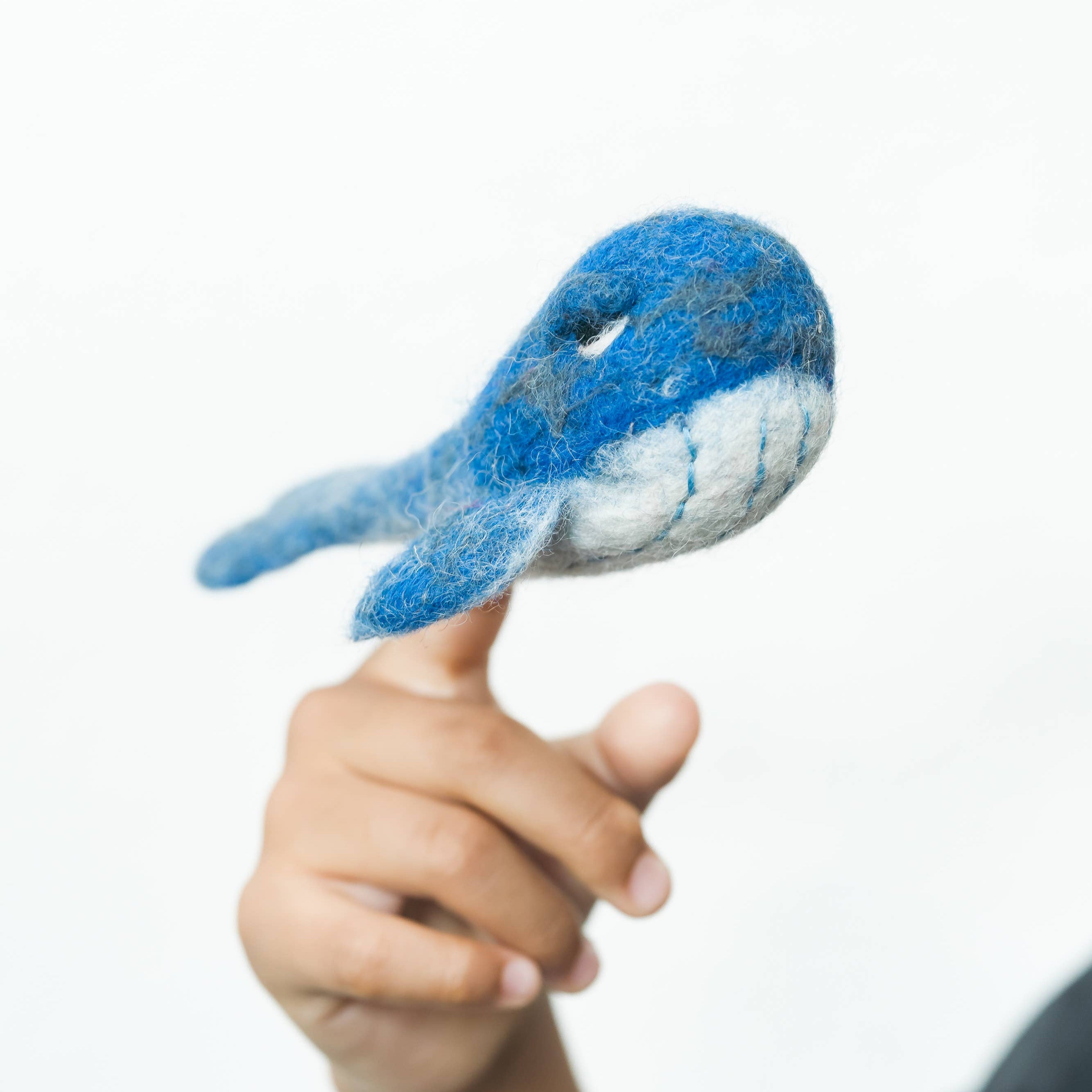 Blue Whale Finger Puppet