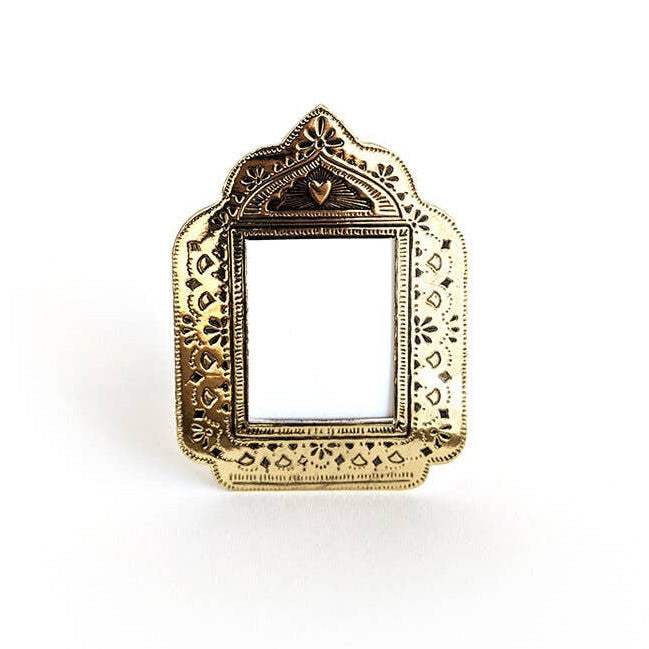 Small Gold Faux Tin Frame