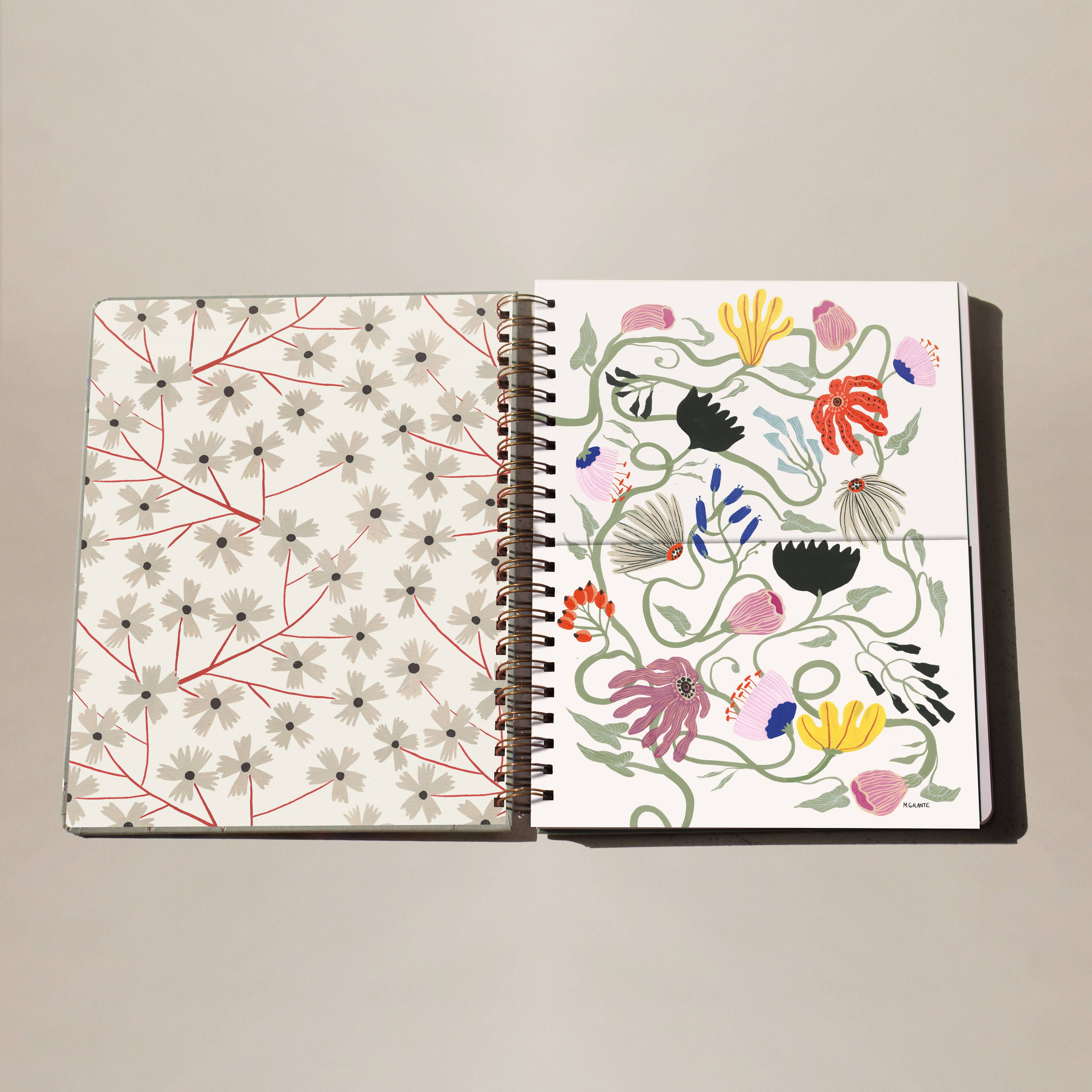 Francis Floral Big Notebook