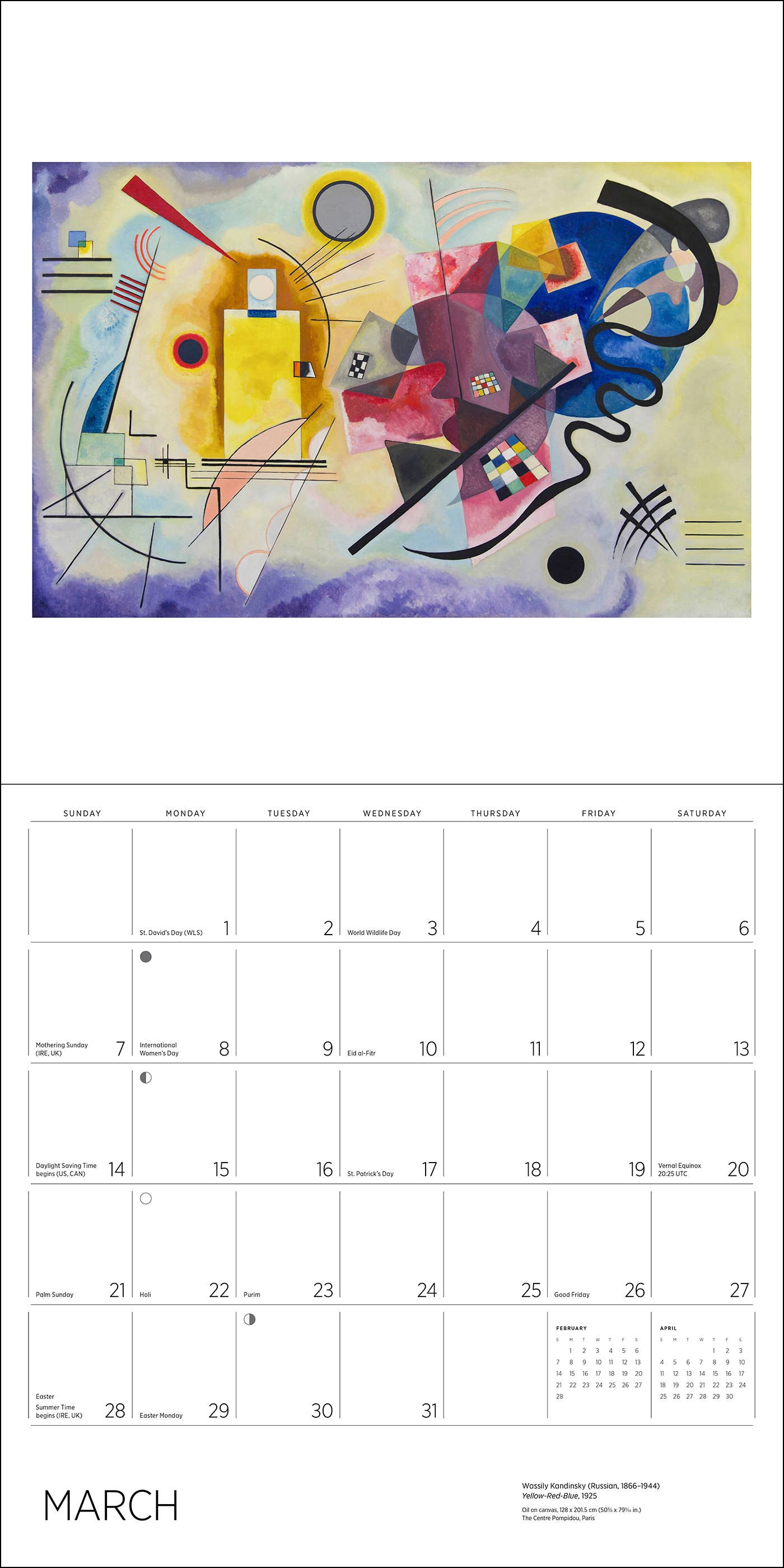 Kandinsky 2027 Wall Calendar
