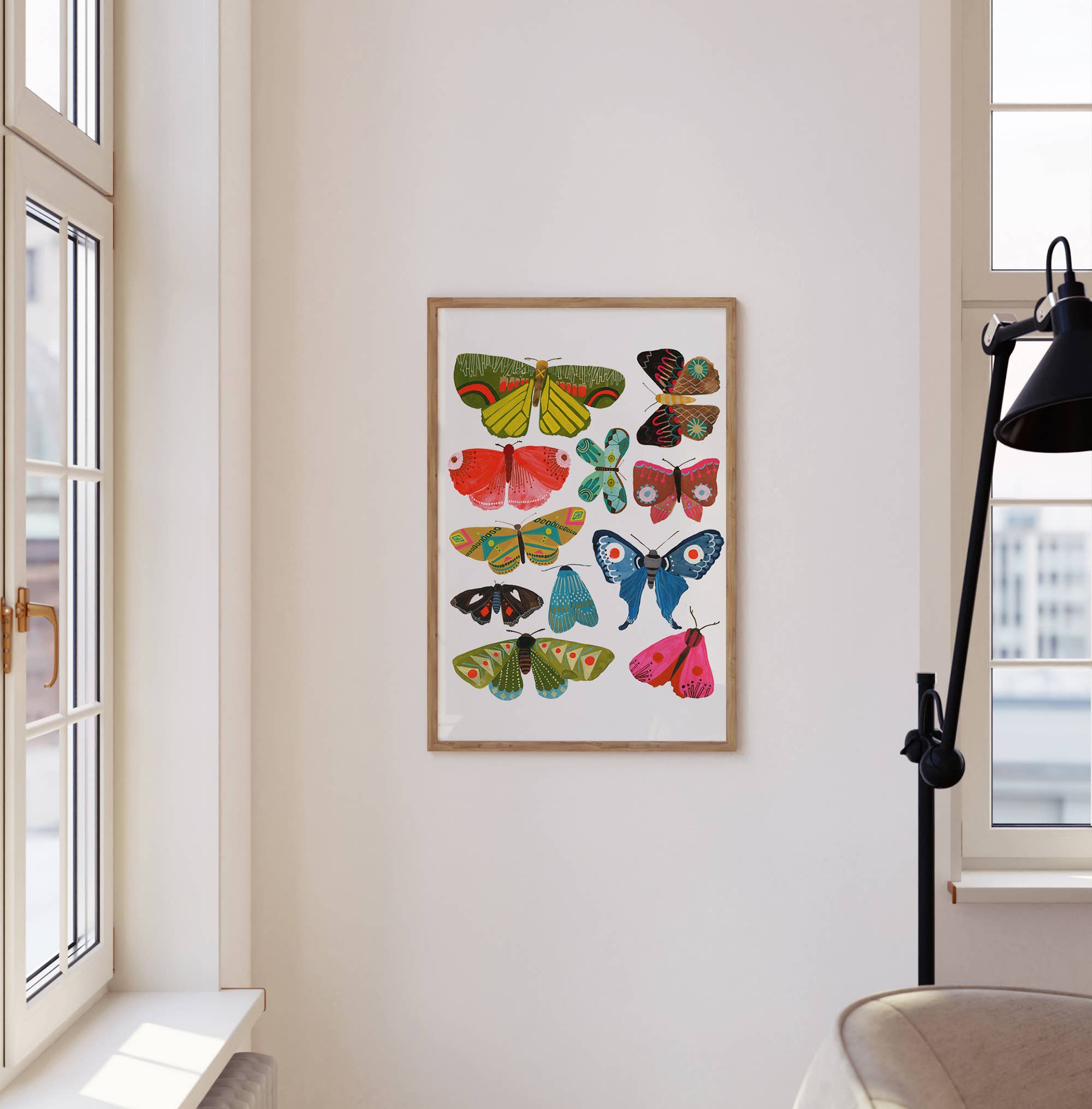 Moths Art Print