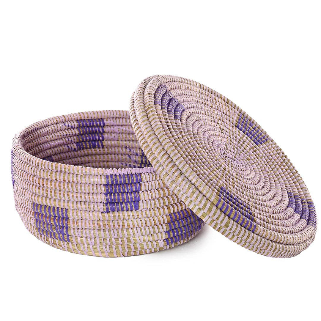 Lavender Fields Lidded Storage Box