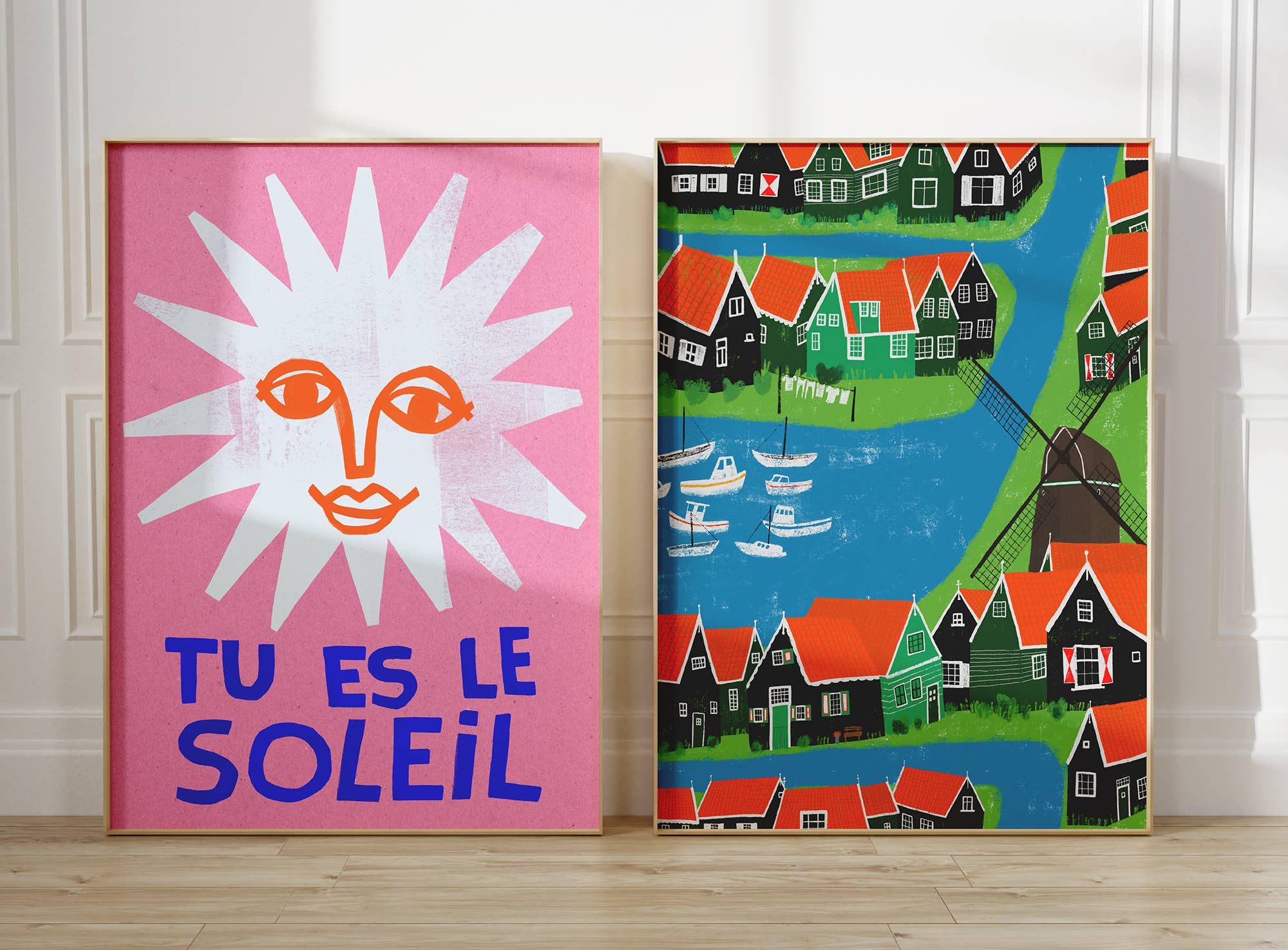 Le Soleil Art Print