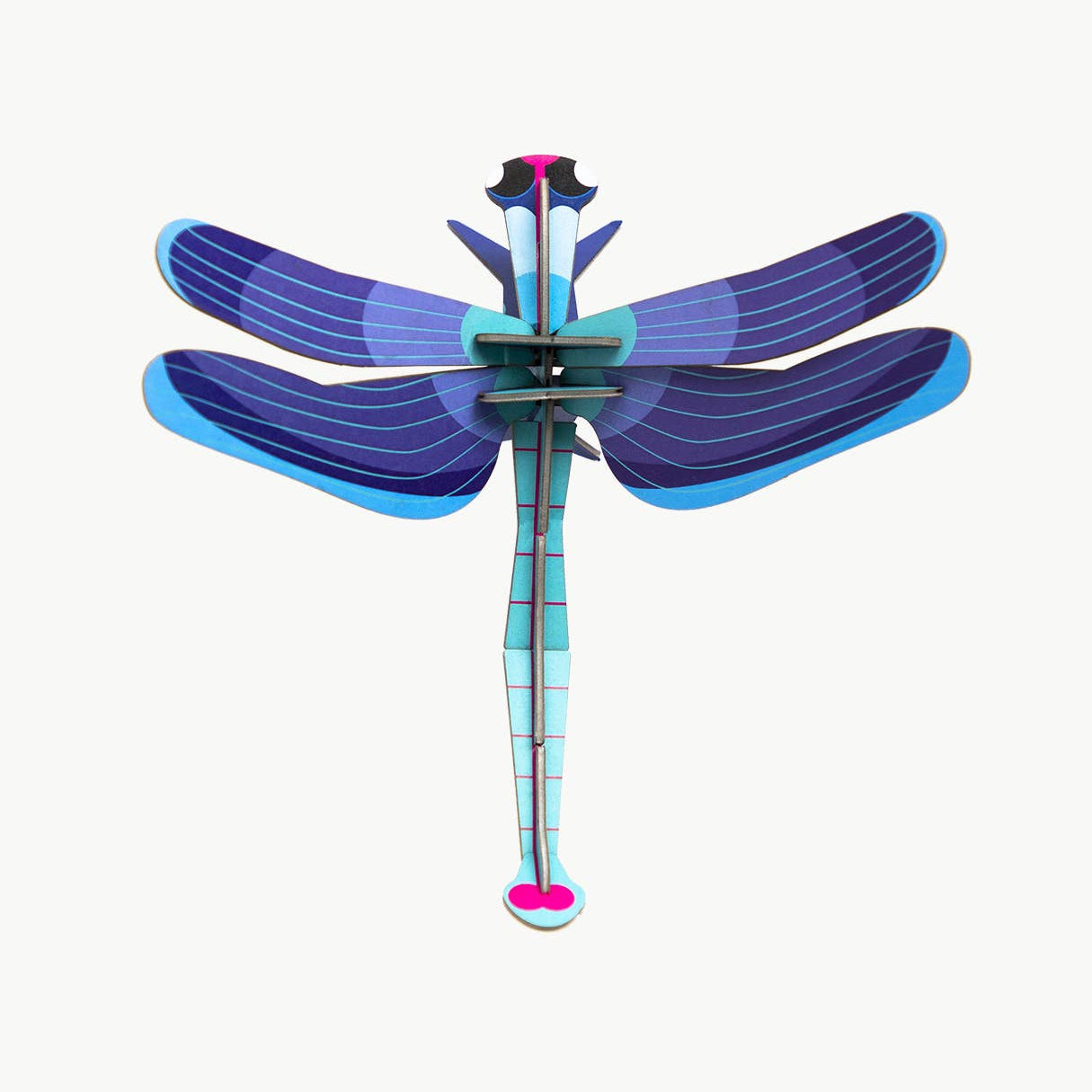Sapphire Dragonfly 3D Wall Art