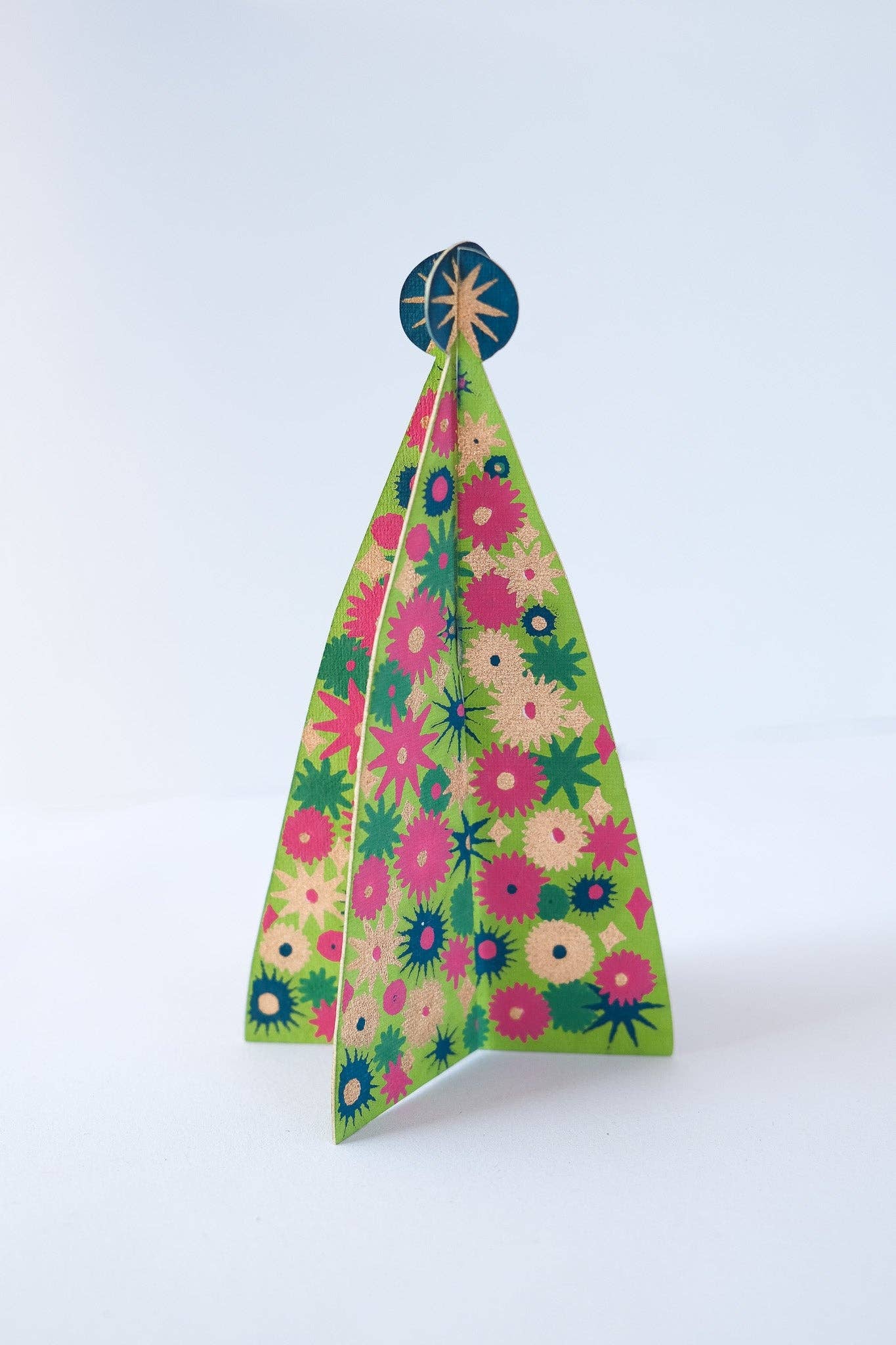 STAR TREE GREETING CARD