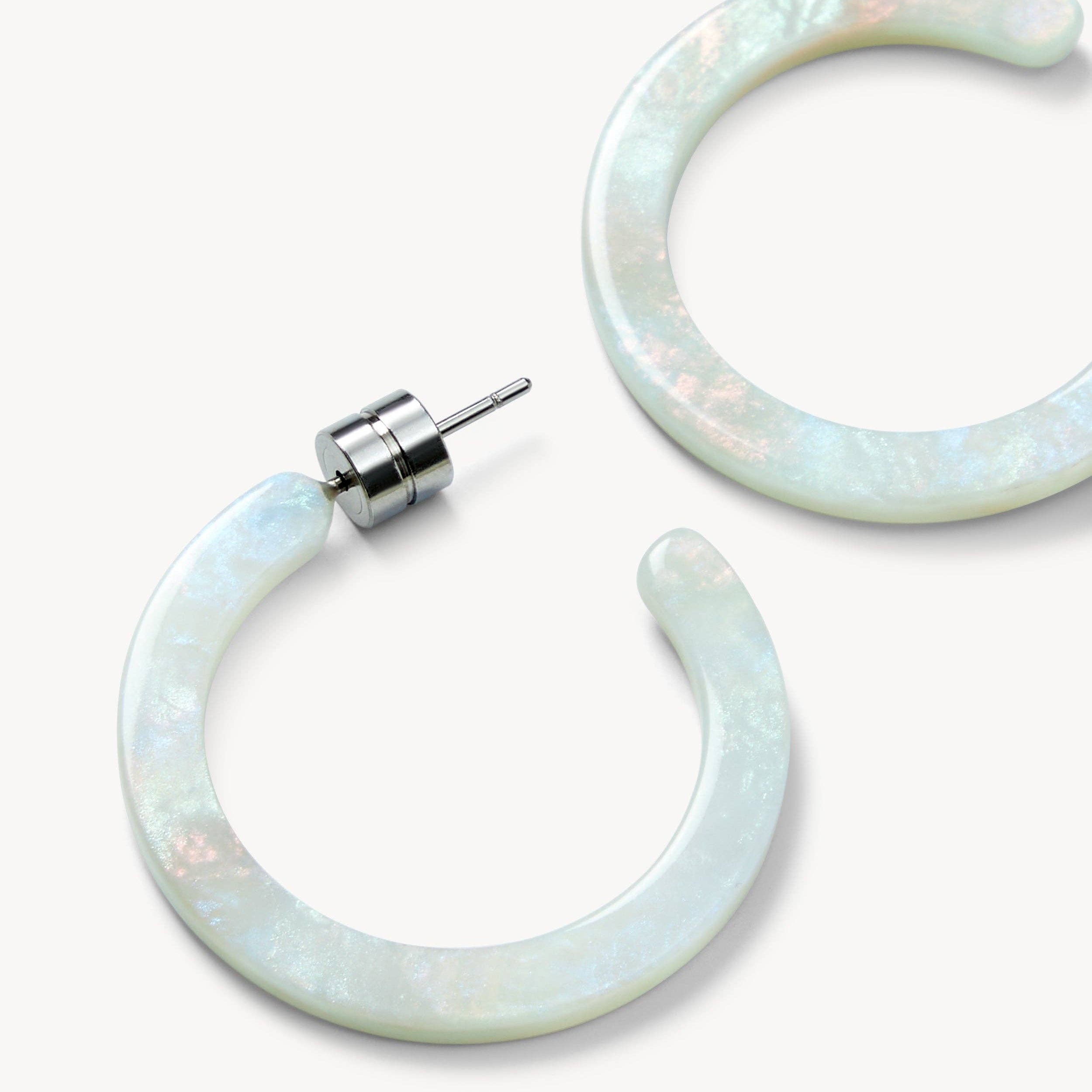 Mini Hoops in Astral Mint