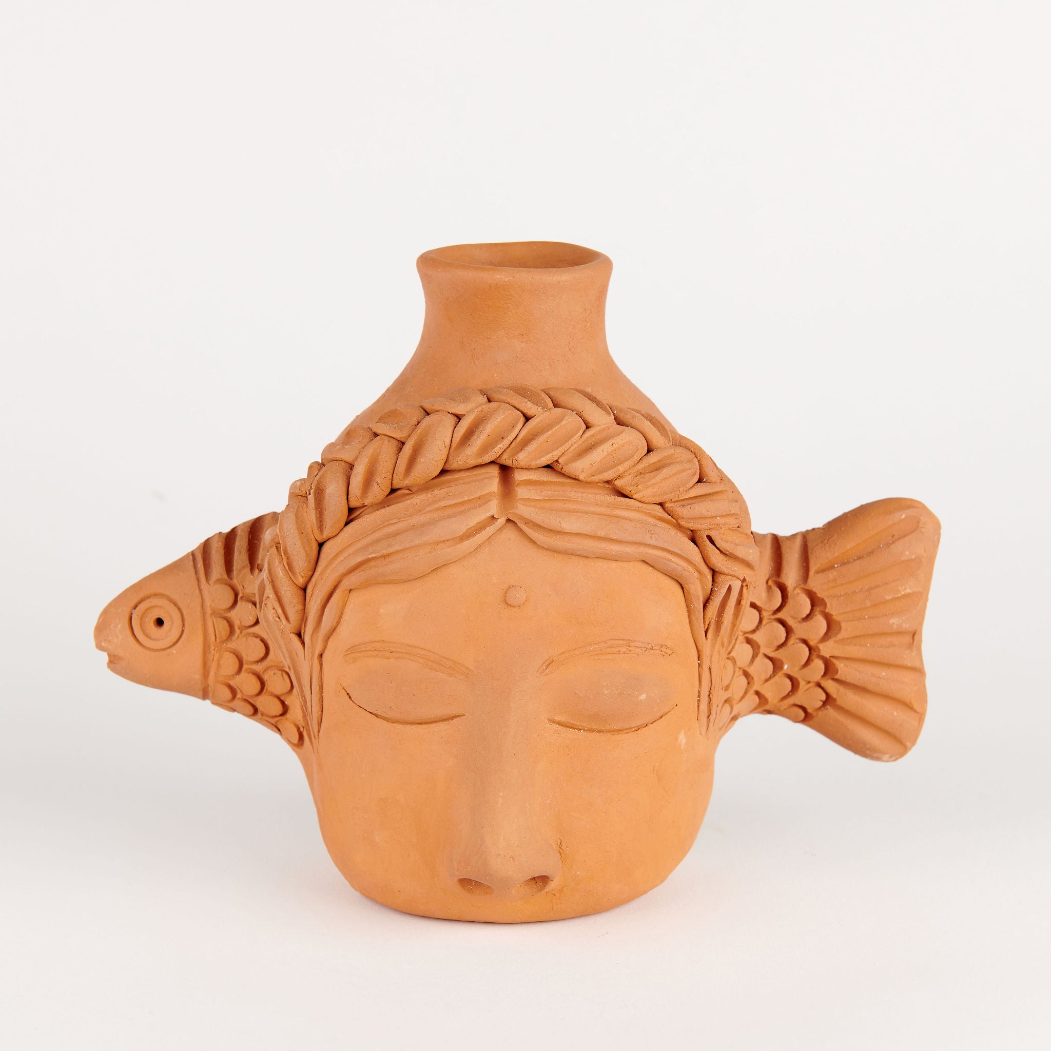 Teresita con Pez Vase