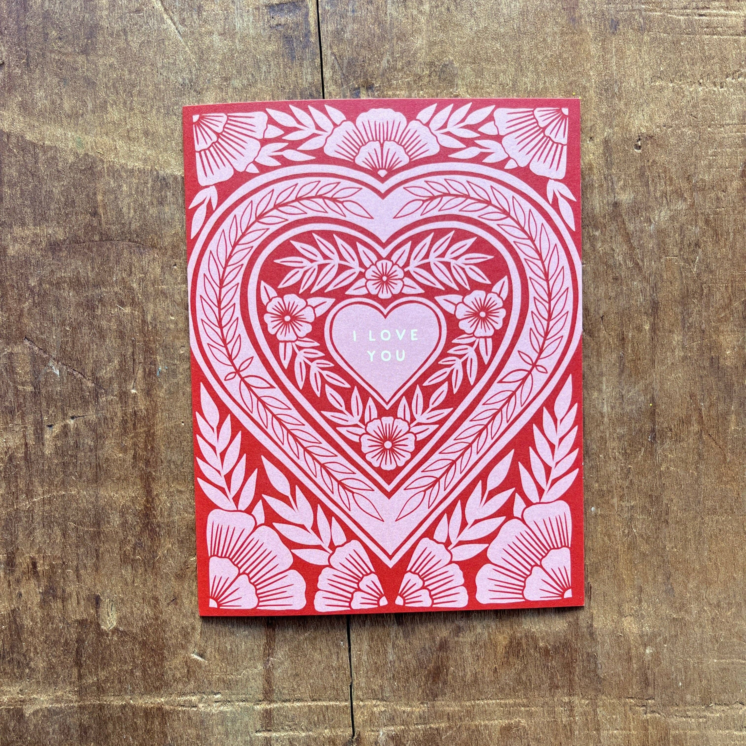 I Love You Greeting Card