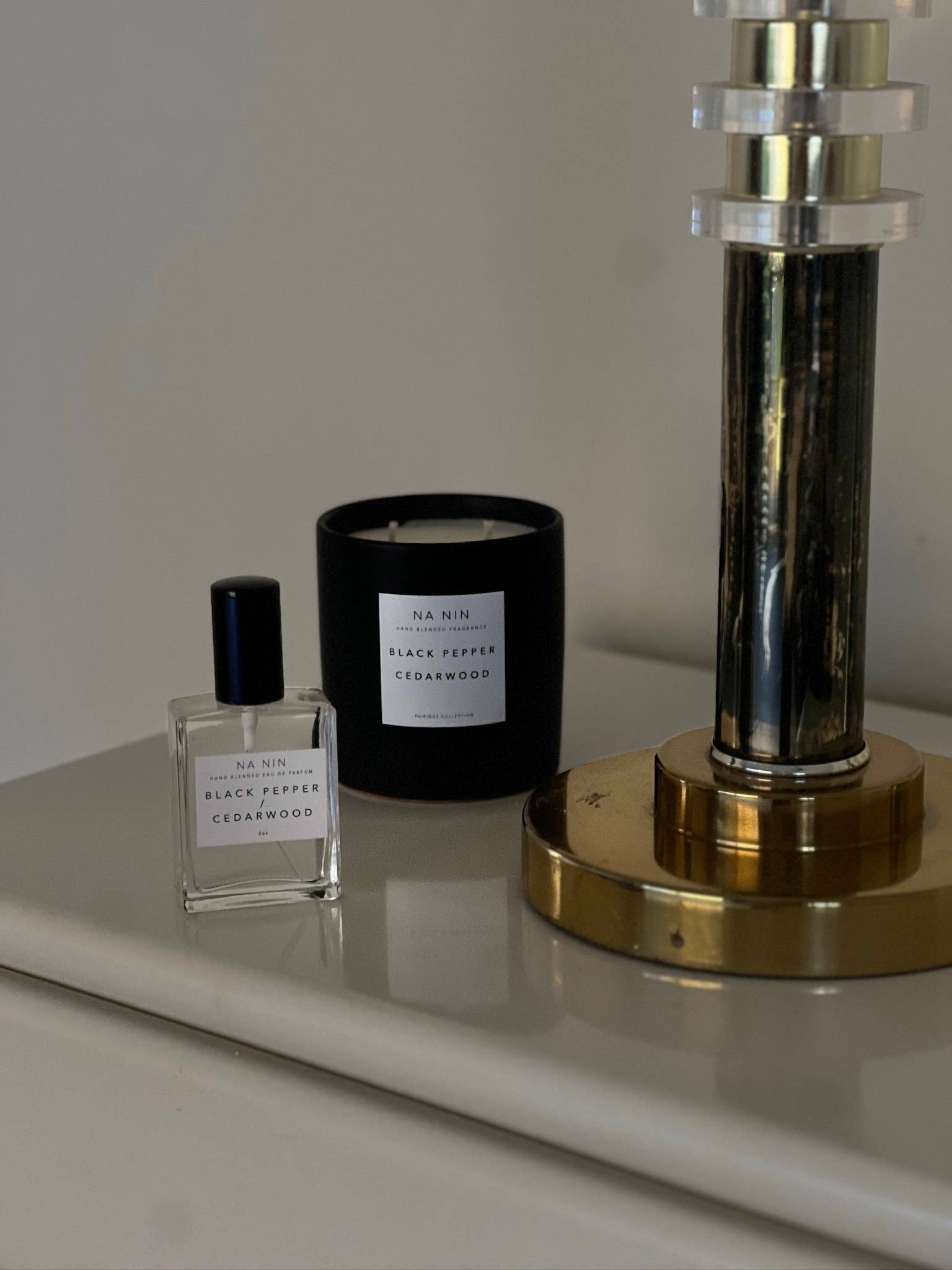 Black Pepper & Cedarwood Candle / Available in Multiple Sizes