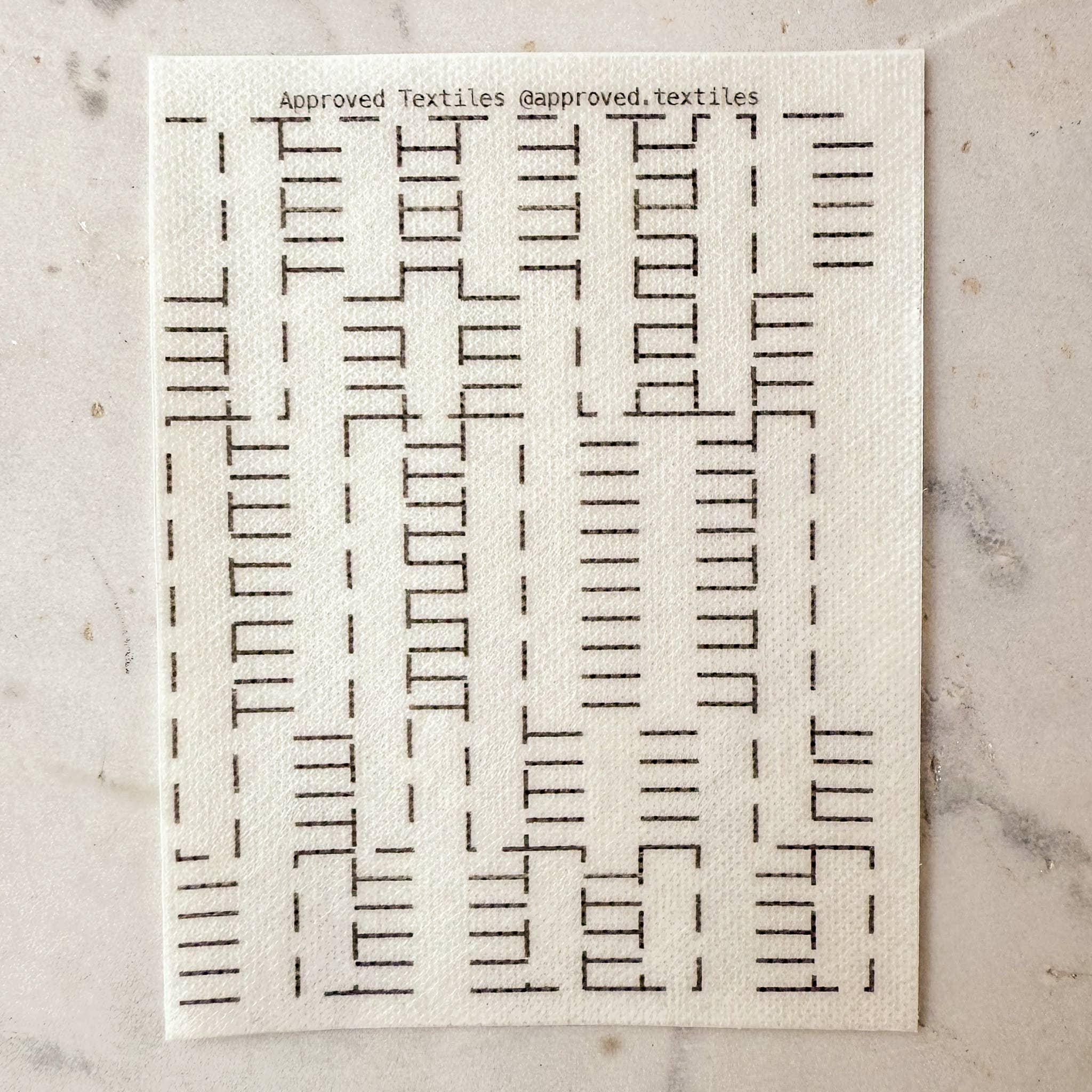 Visual Mending Embellishment Transfer - Anni Albers