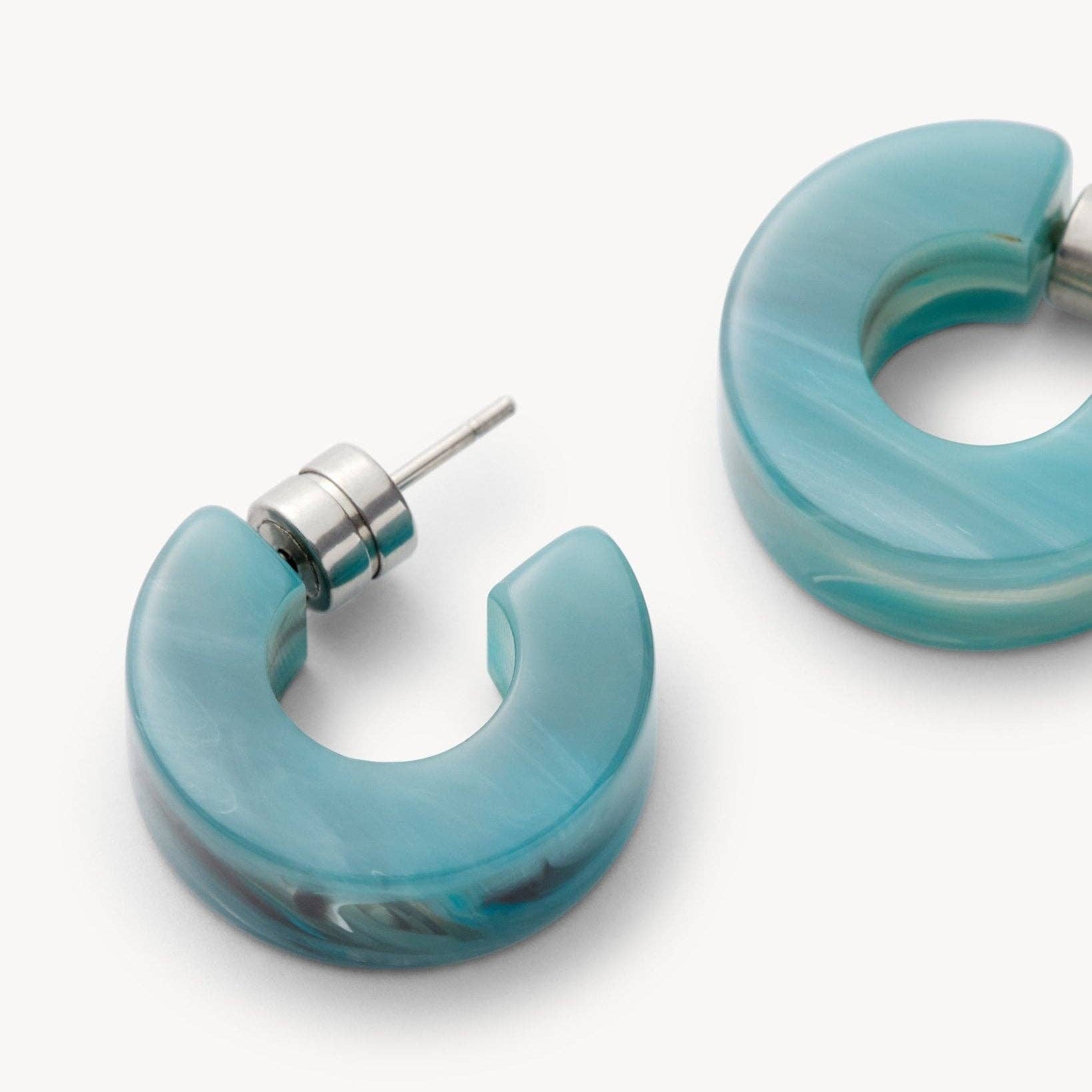 Muse Hoops in Jadeite