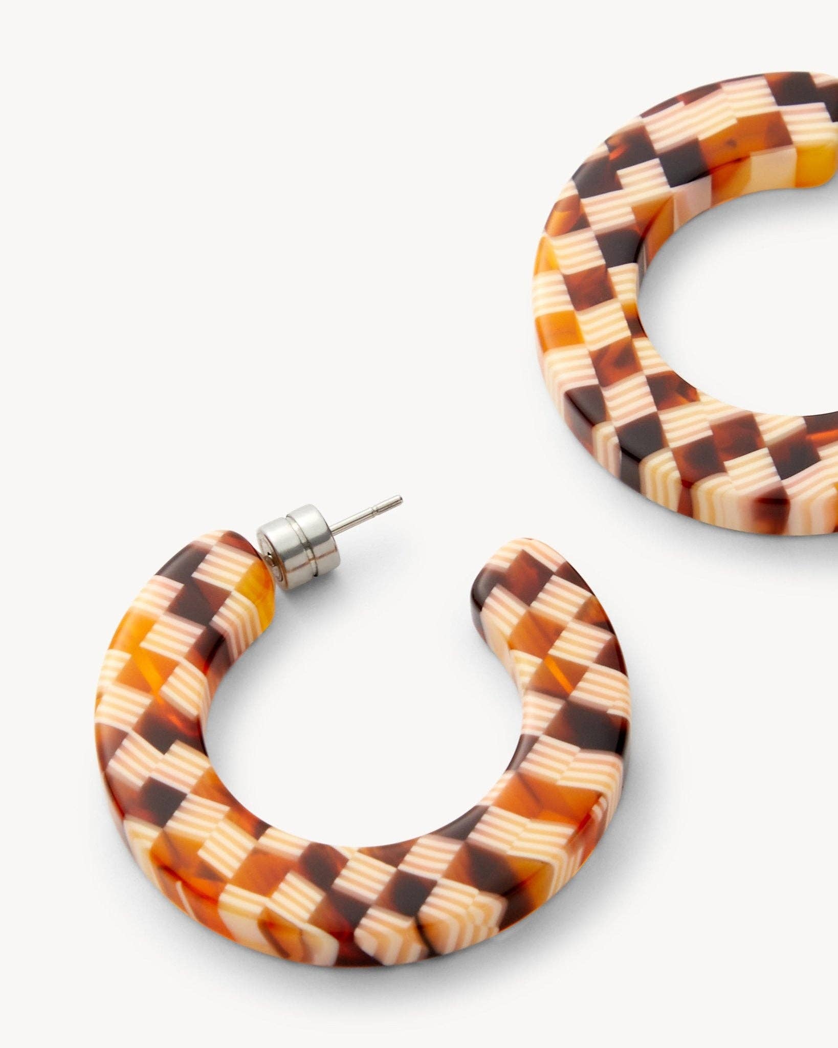 Kate Hoops in Tortoise Checker