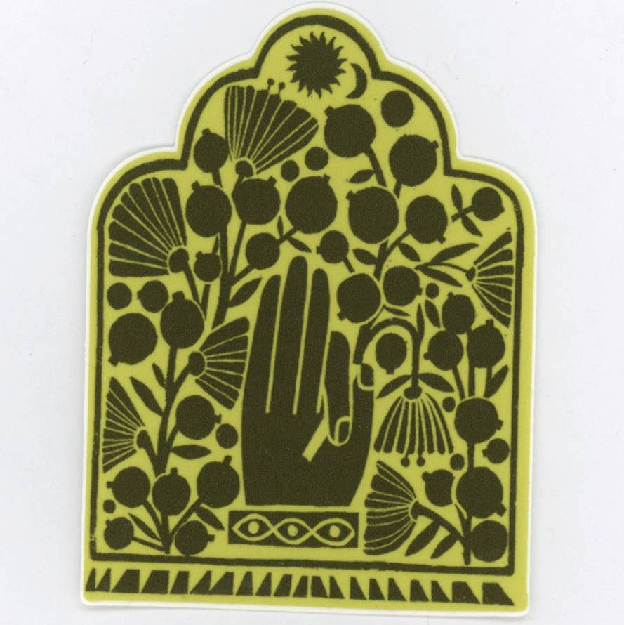 Sacred Hand Sticker