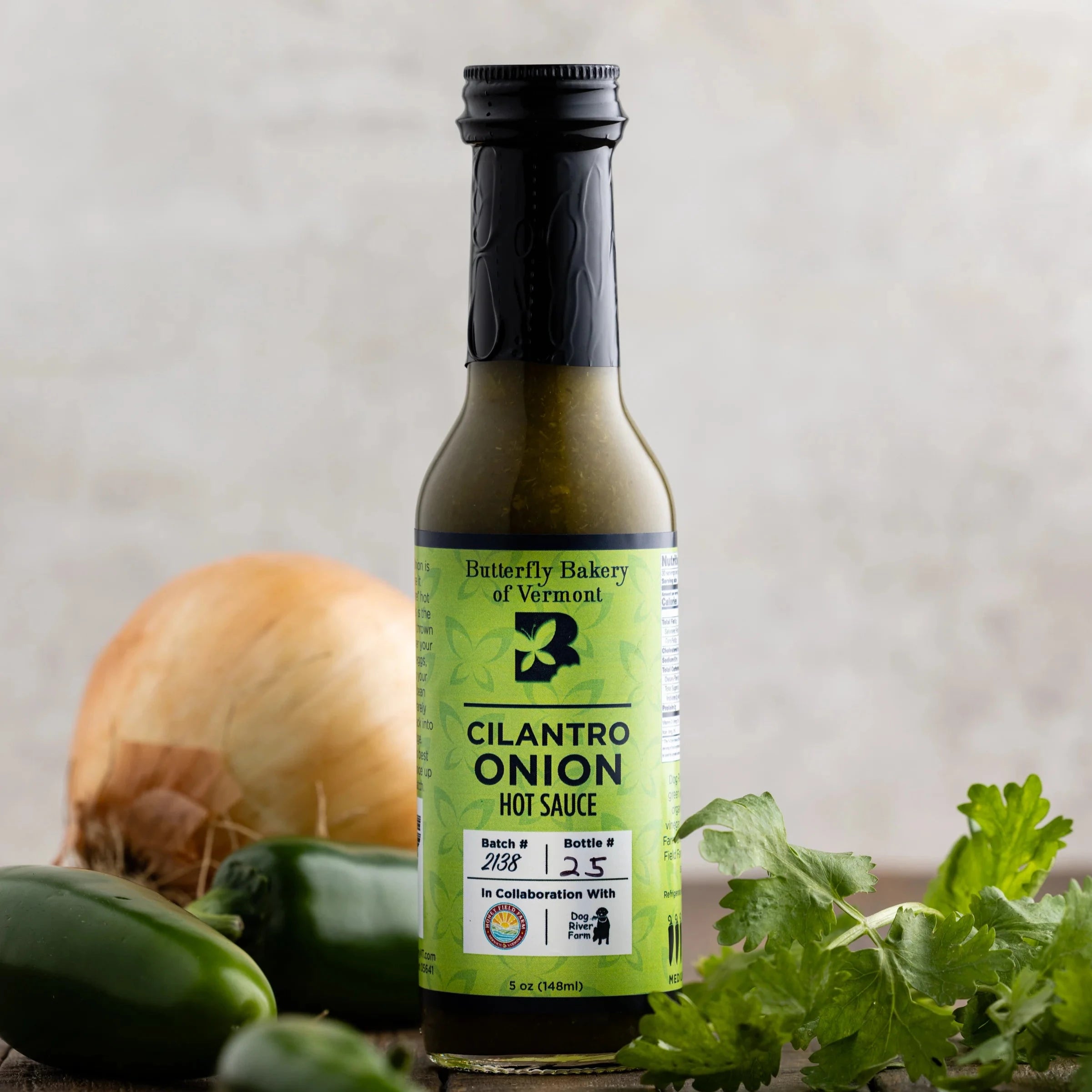 Cilantro Onion Hot Sauce