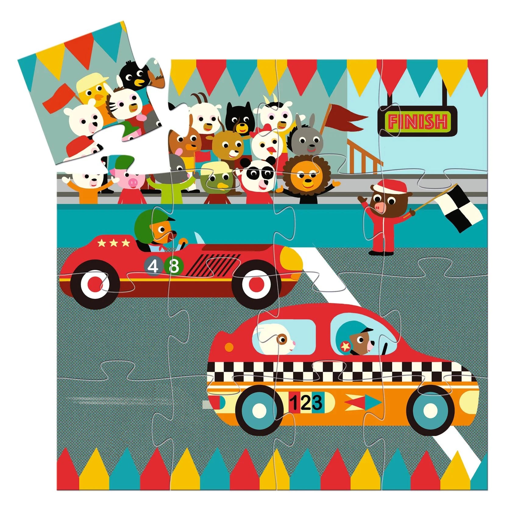 Racing Car Mini Puzzle