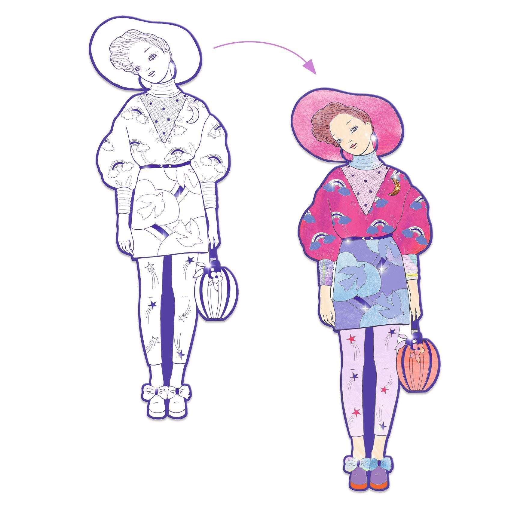 Zaho & Friends Coloring Demoiselle