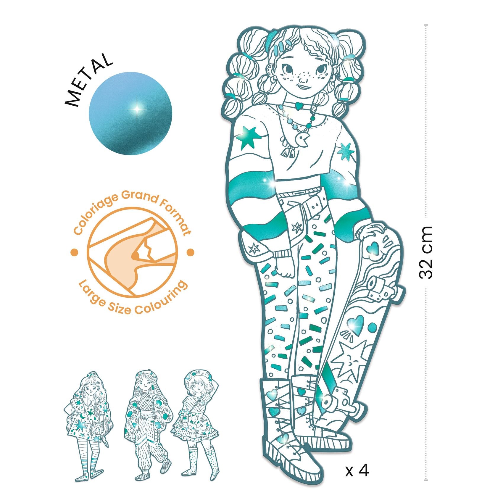 Angèle & Friends Coloring Demoiselle