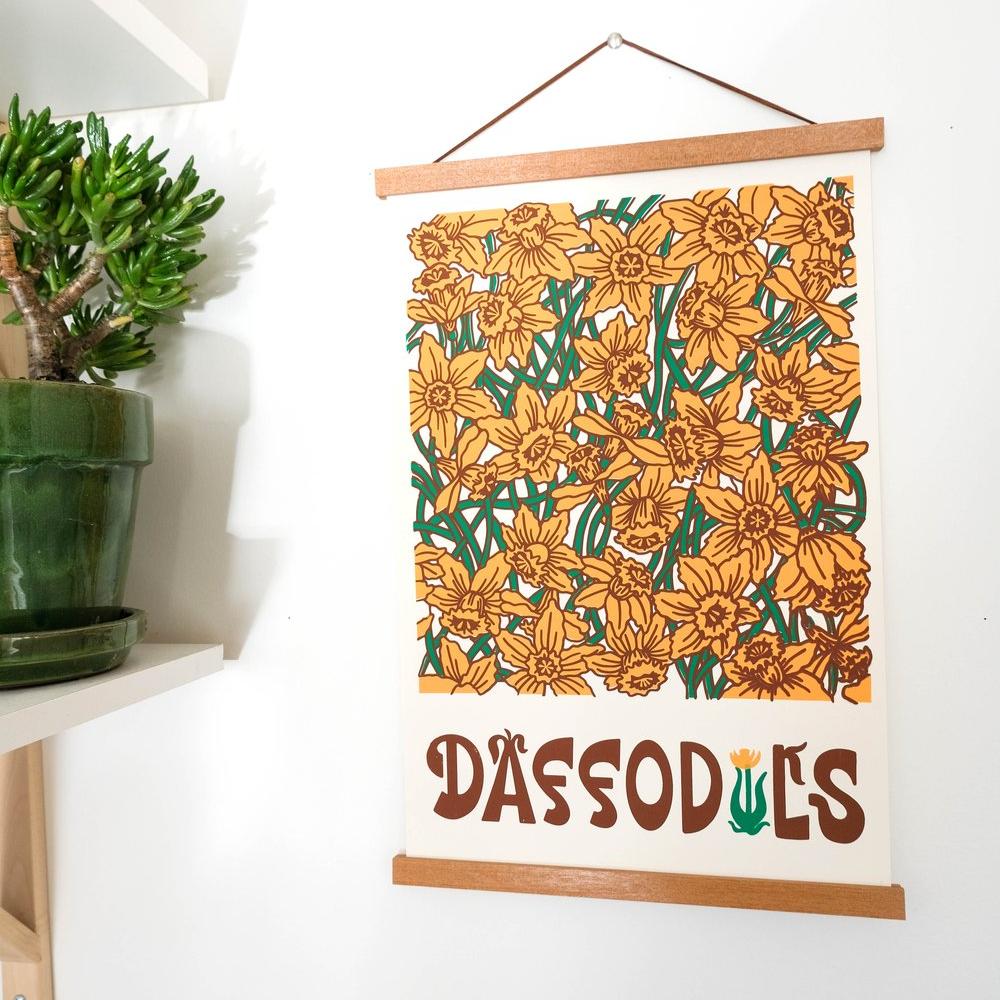 Daffodils Screen Print