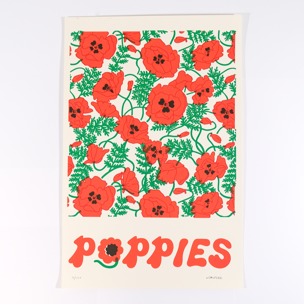 Poppies Screen Print