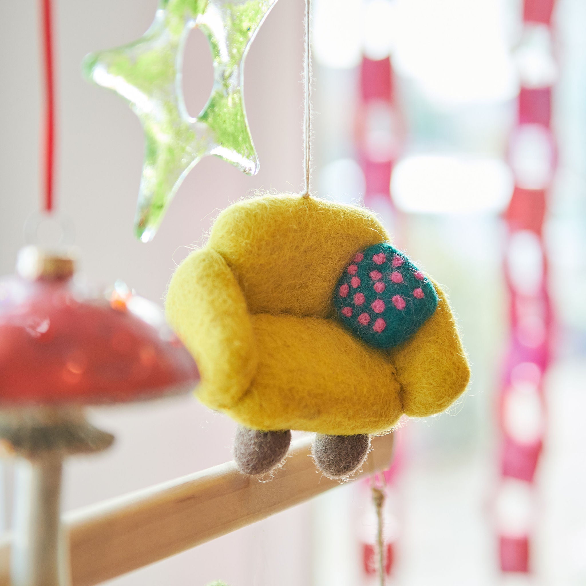 Yellow Chair Ornament