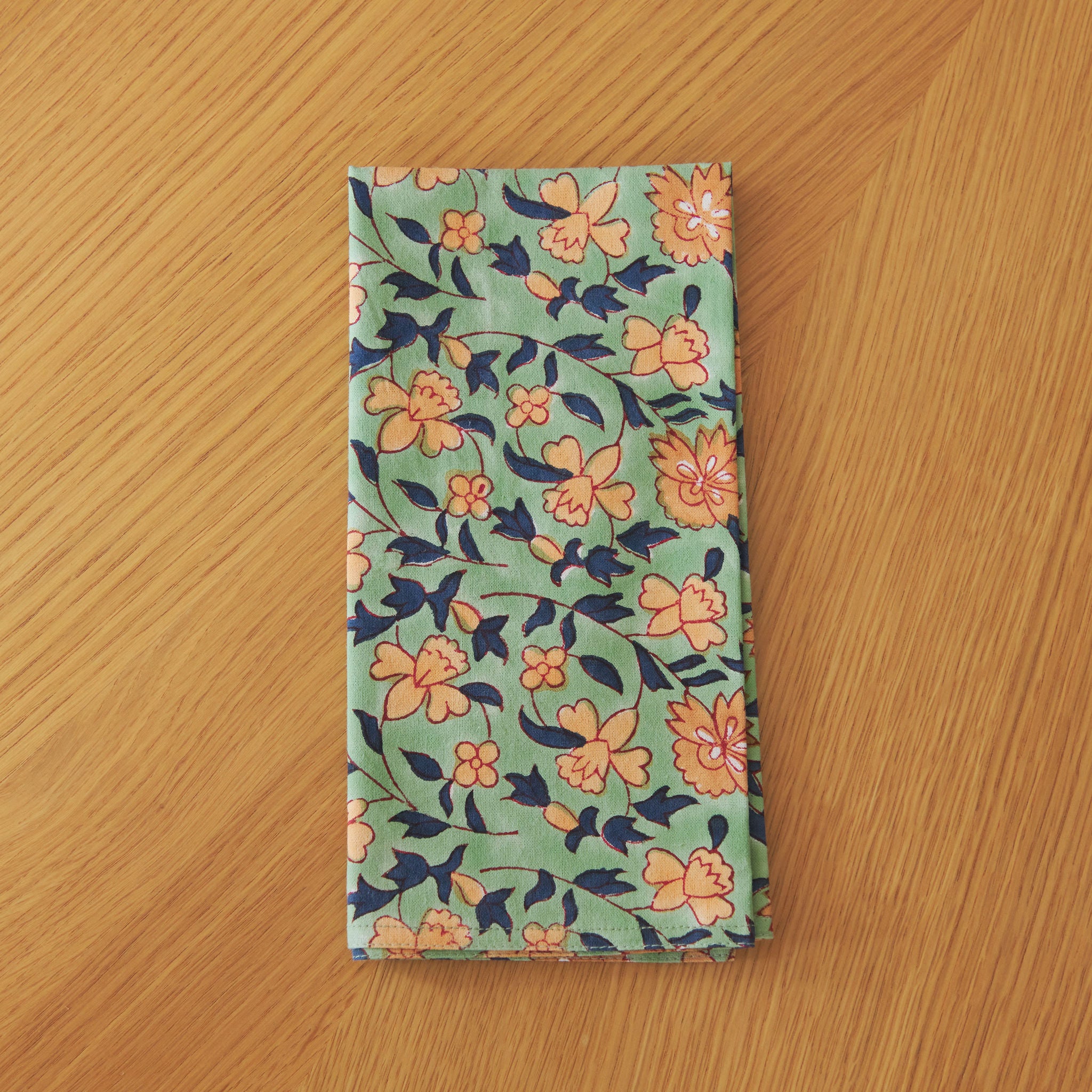 Noor Block-Printed Napkin (Sage)