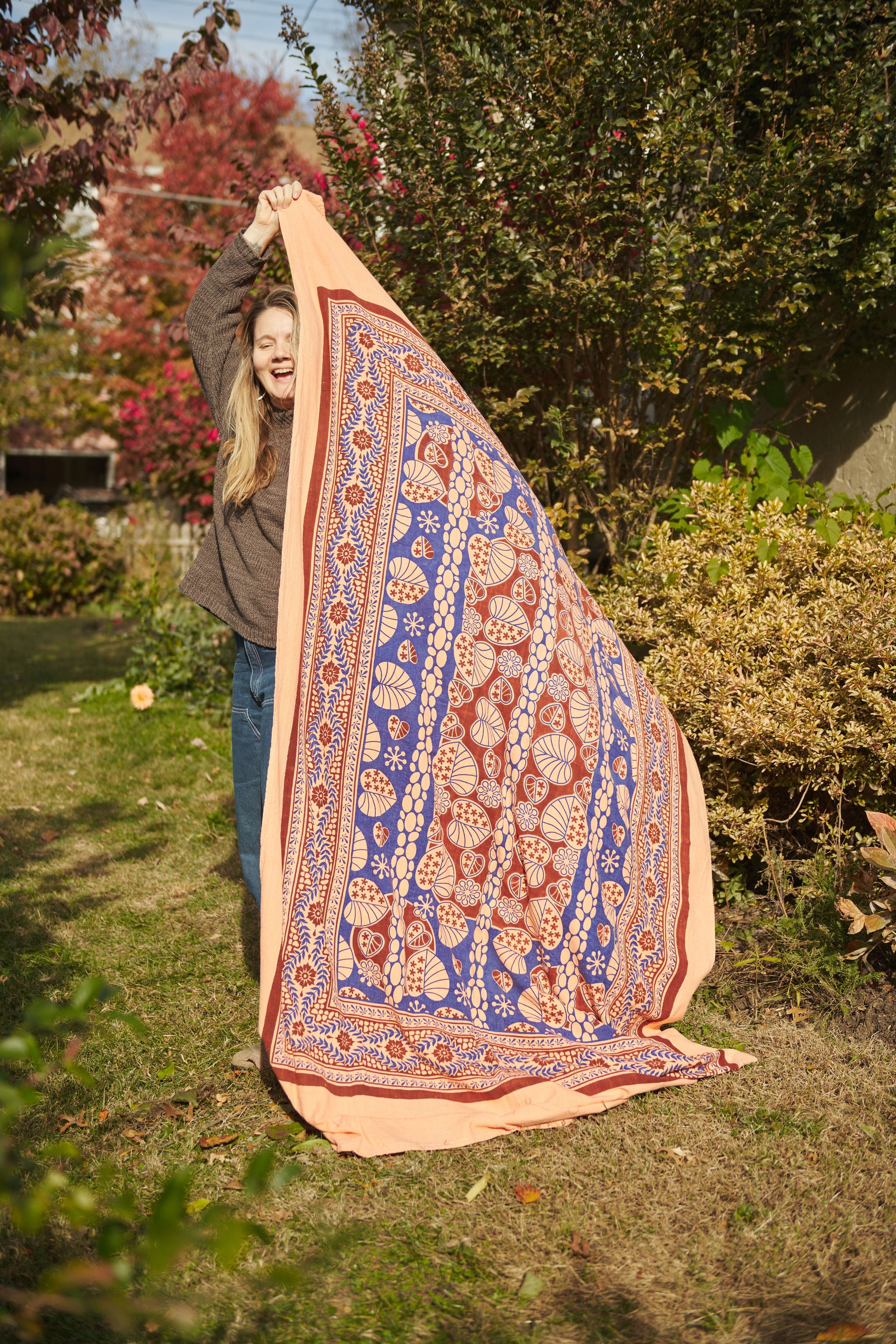 Printed Indian Throw