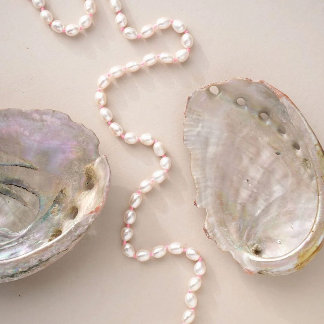 Cluster Pearl Necklace