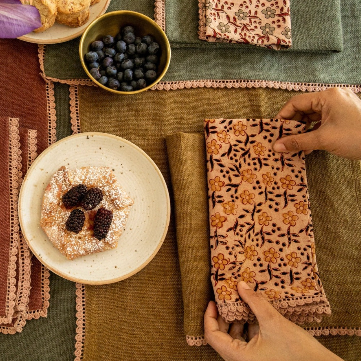 Anika Flora Cloth Napkin