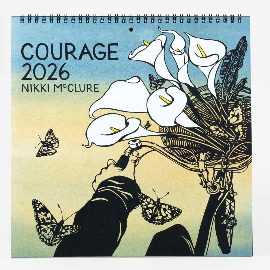 Nikki McClure Courage 2026 Wall Calendar
