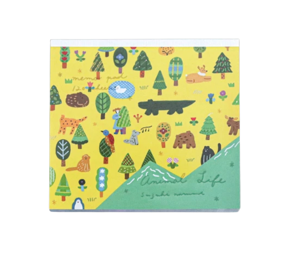 Animal Life Block Memo Pad
