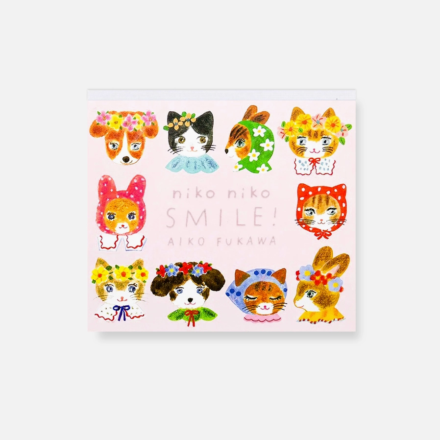 Niko Niko Smile Block Memo Pad
