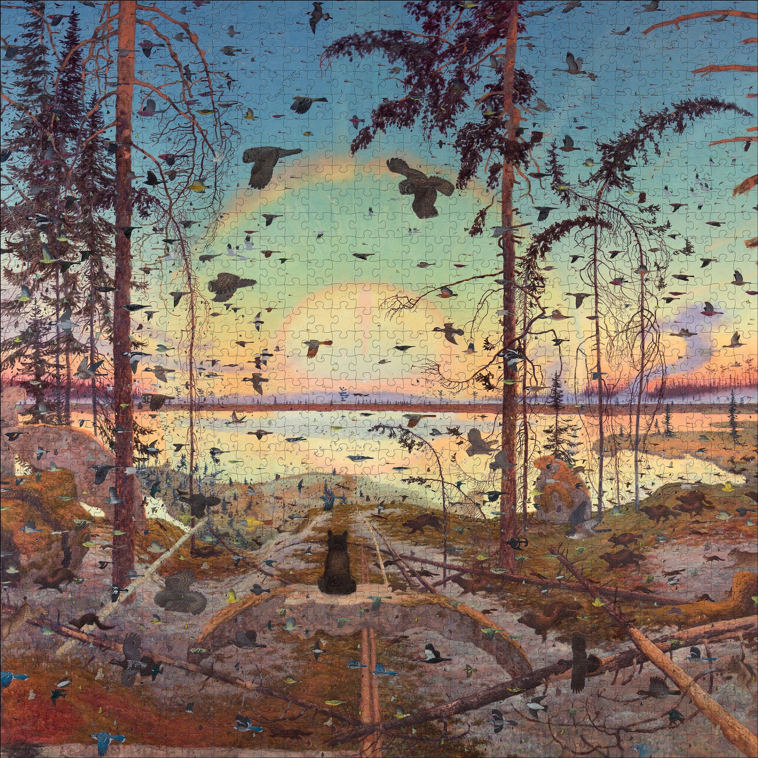 Tom Uttech: Enassamishhinjijweian 1000-piece Jigsaw Puzzle