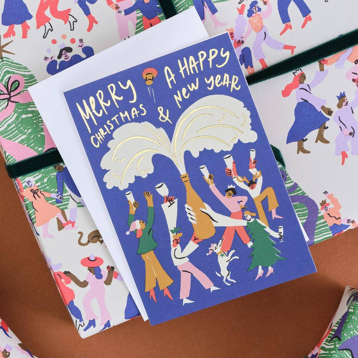 Merry Christmas Celebration Greeting Card